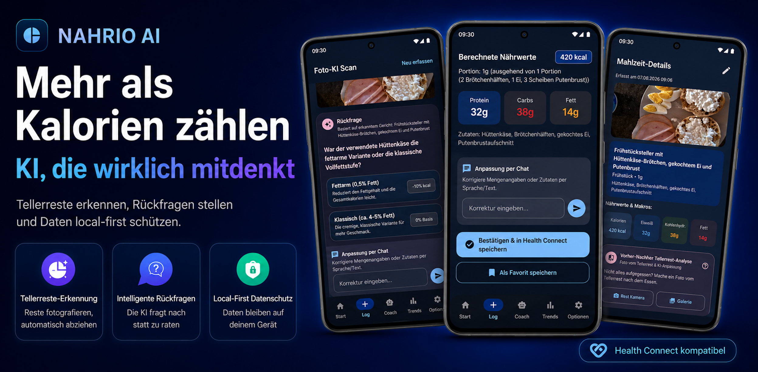 Nahrio AI: Mehr als Kalorien zählen — KI, die wirklich mitdenkt