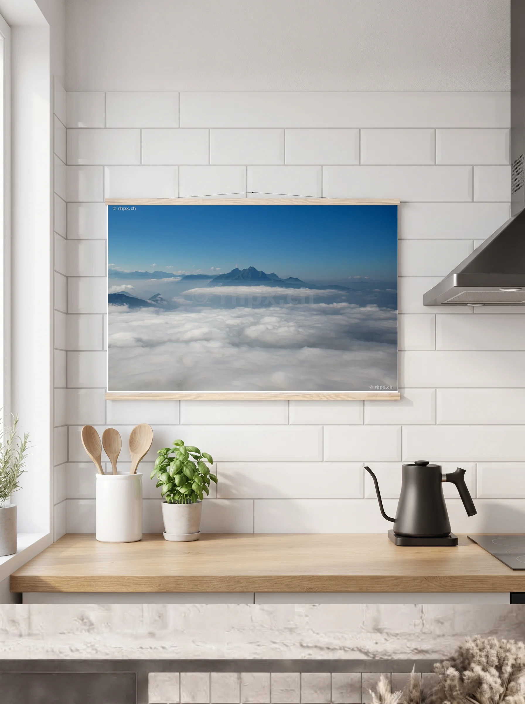 Premium-Poster mit Leisten horizontal A3 (29.7 x 42 cm)