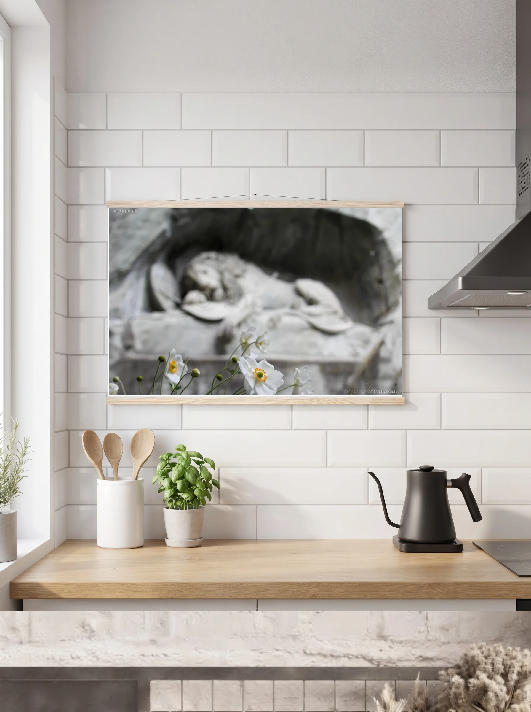 Premium-Poster mit Leisten horizontal A3 (29.7 x 42 cm)