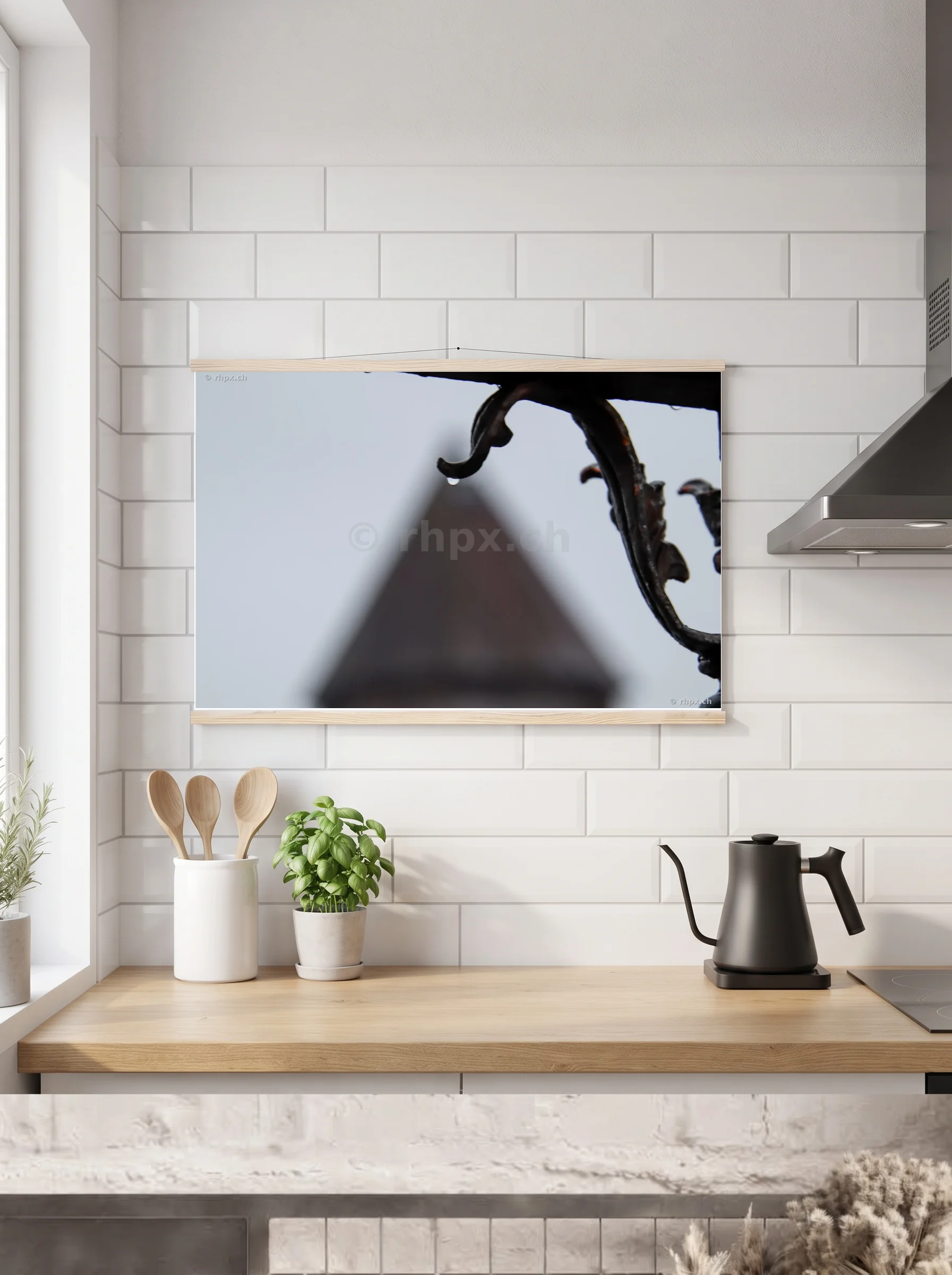 Premium-Poster mit Leisten horizontal A2 (42 x 59.4 cm)