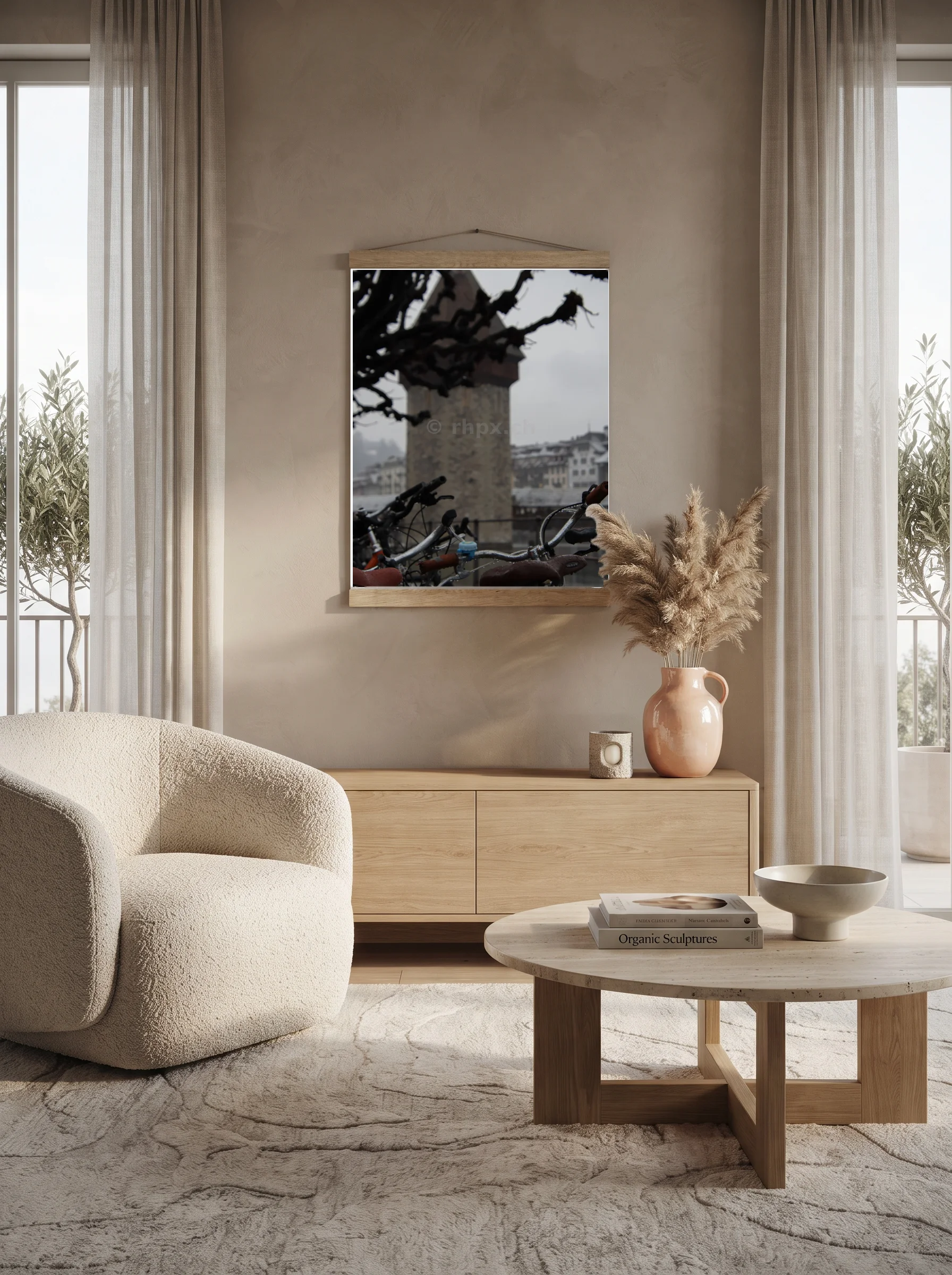 Premium-Poster mit Leisten Vertikal 70 x 100 cm