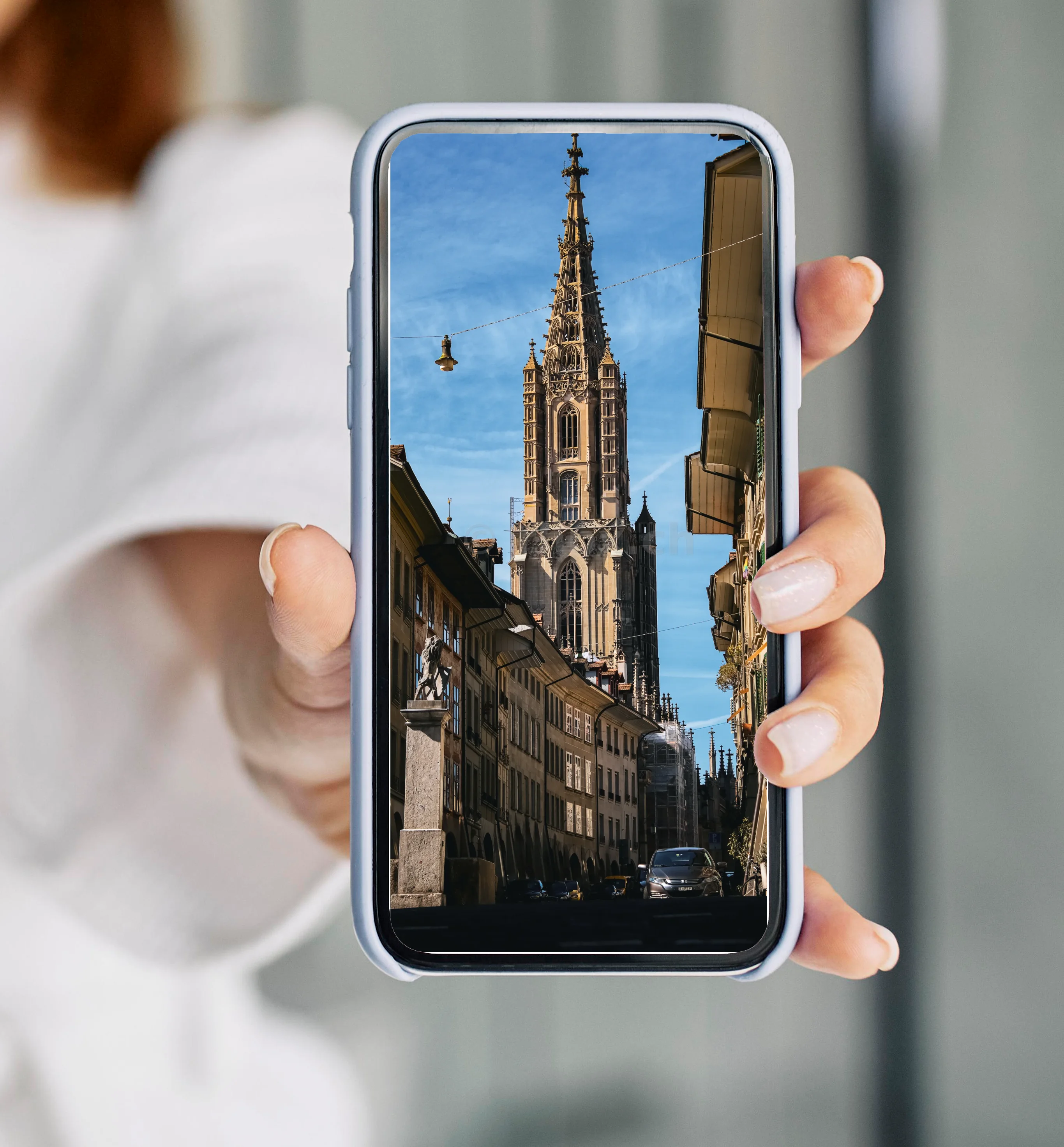 Berner Münster in der Altstadtgasse