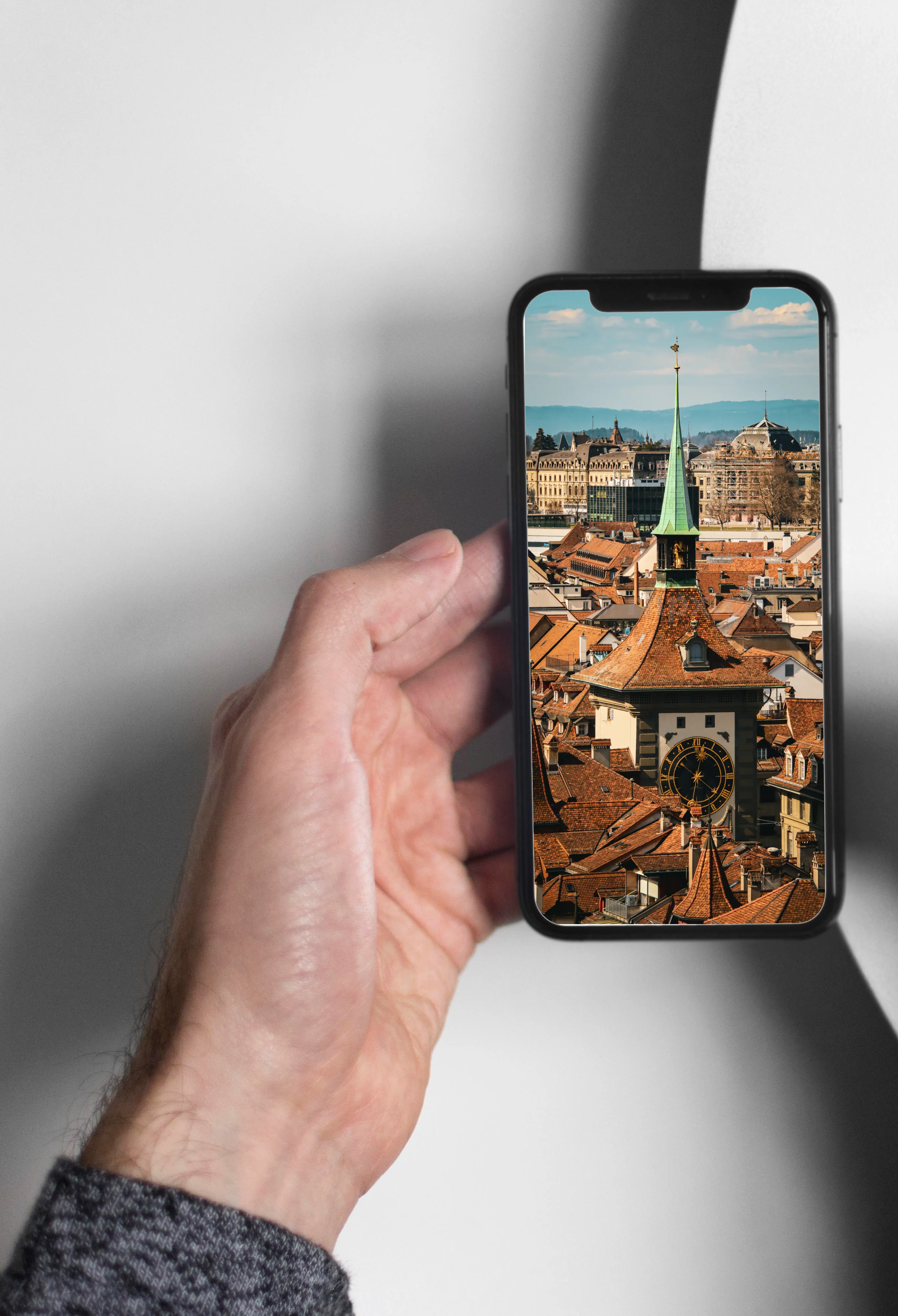 Blick über die Dächer der Berner Altstadt