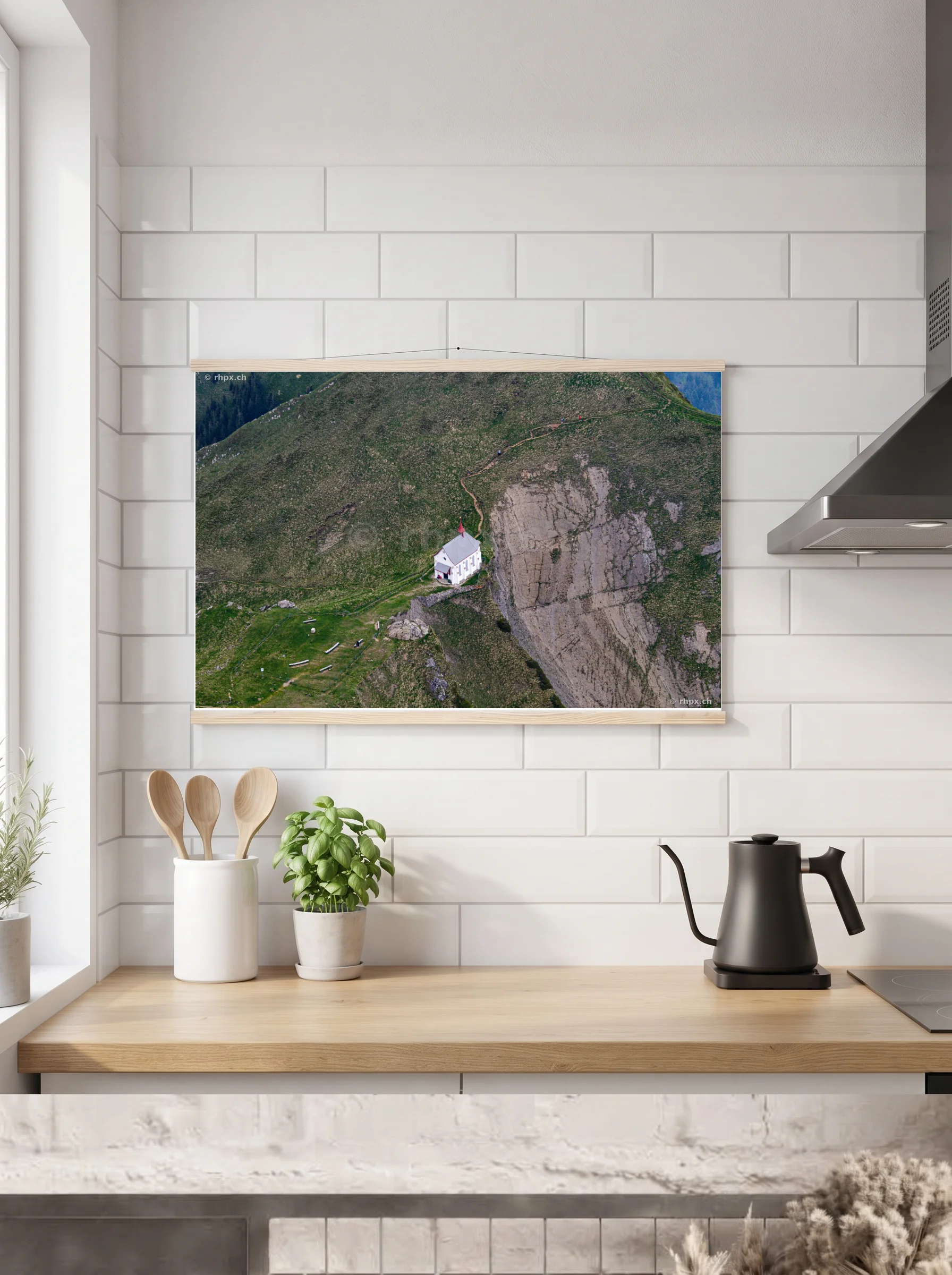 Premium-Poster mit Leisten horizontal A3 (29.7 x 42 cm)