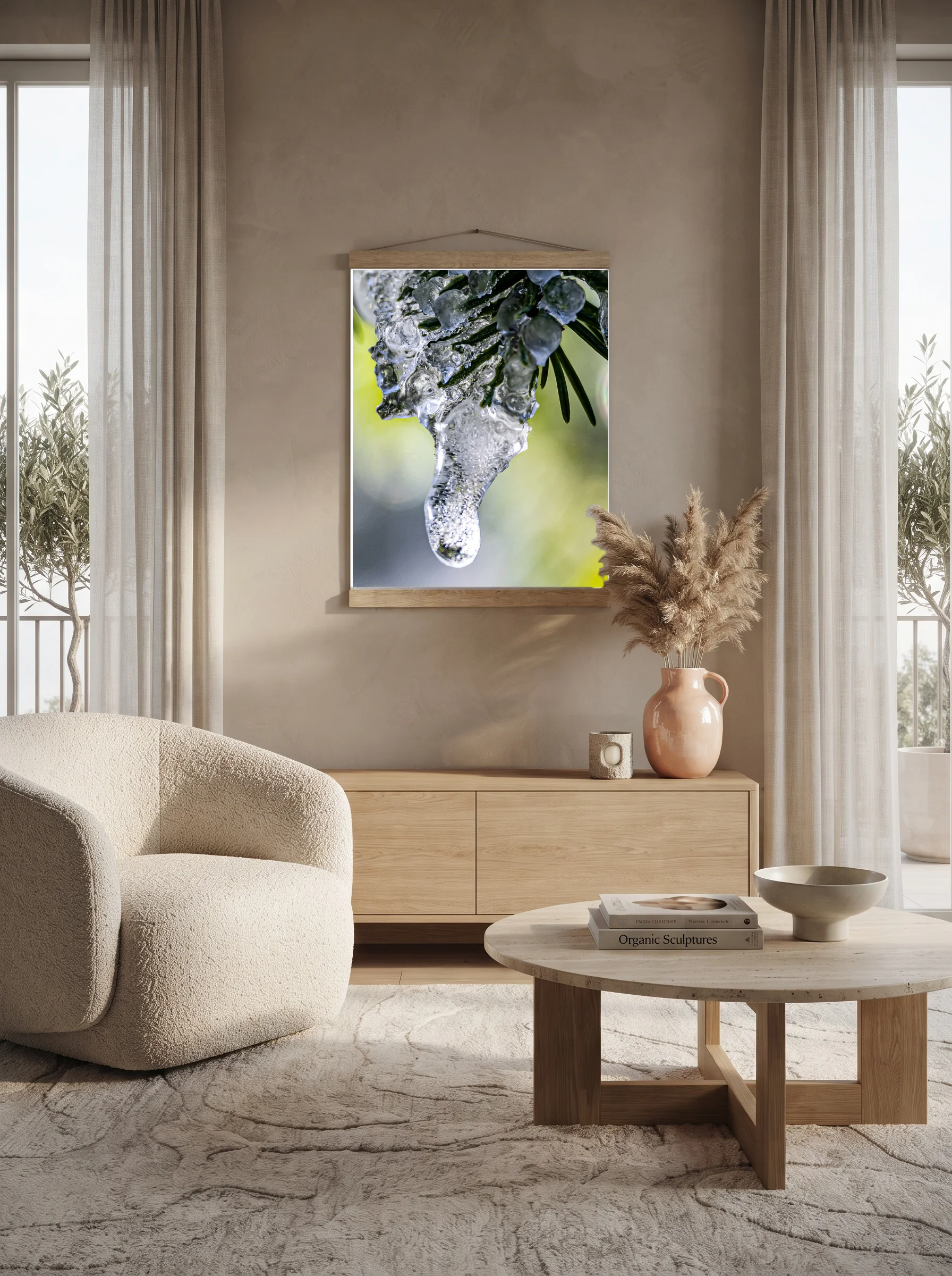 Premium-Poster mit Leisten Vertikal 70 x 100 cm