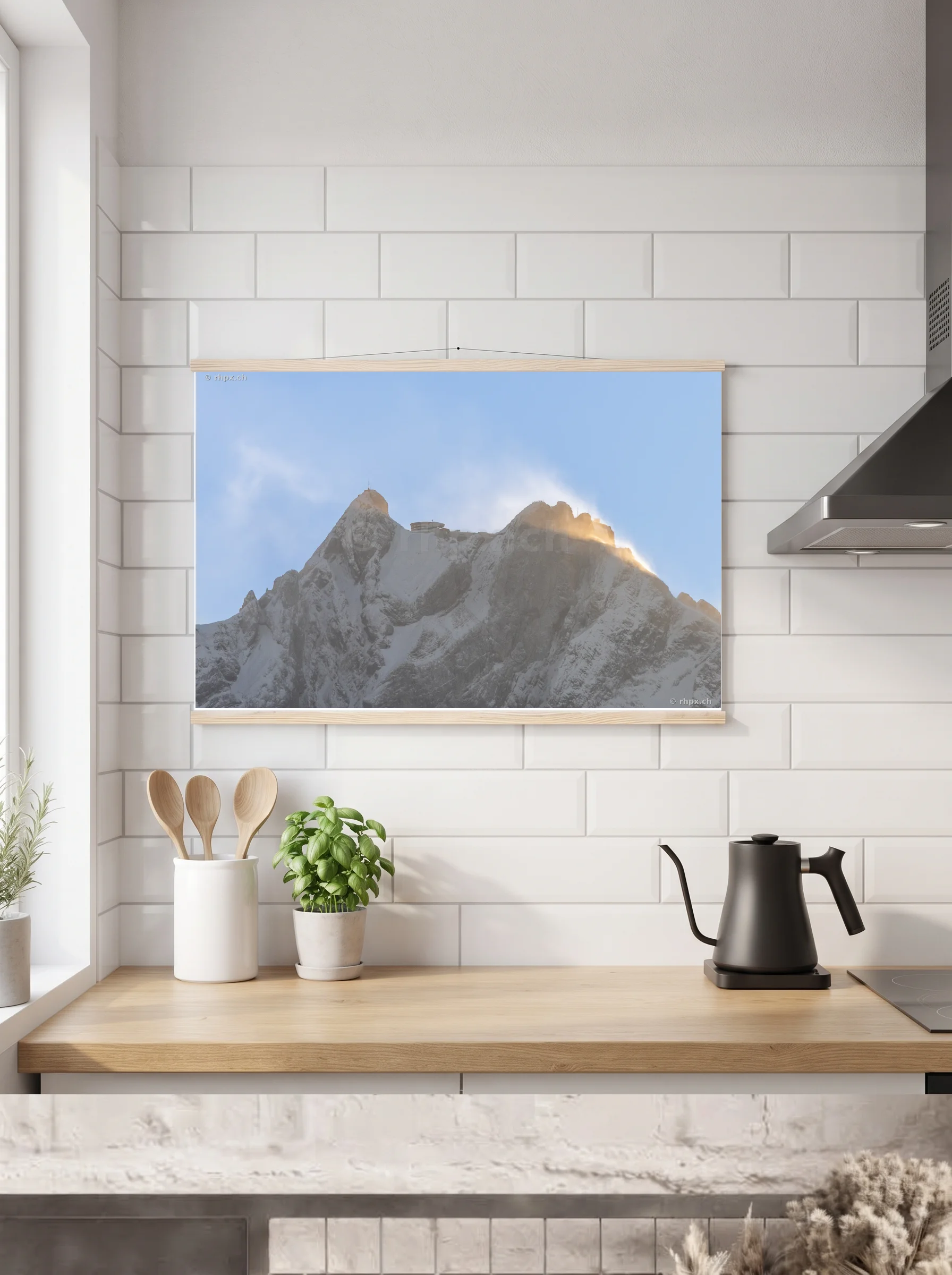 Premium-Poster mit Leisten horizontal A2 (42 x 59.4 cm)