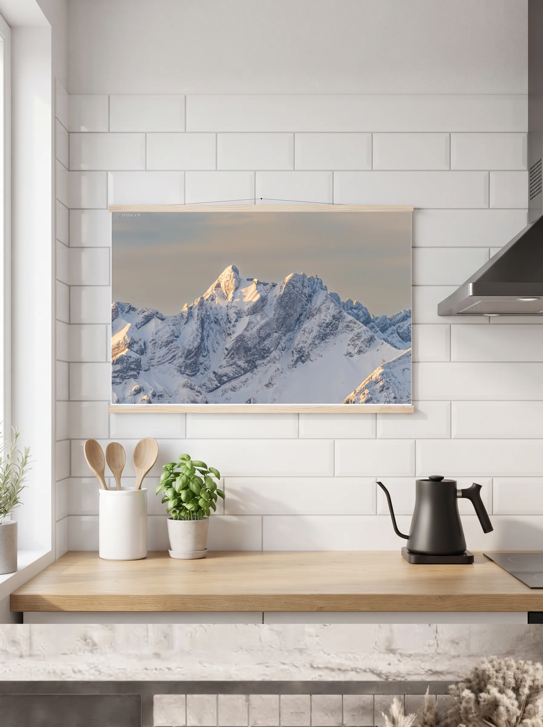 Premium-Poster mit Leisten horizontal 60x90 cm