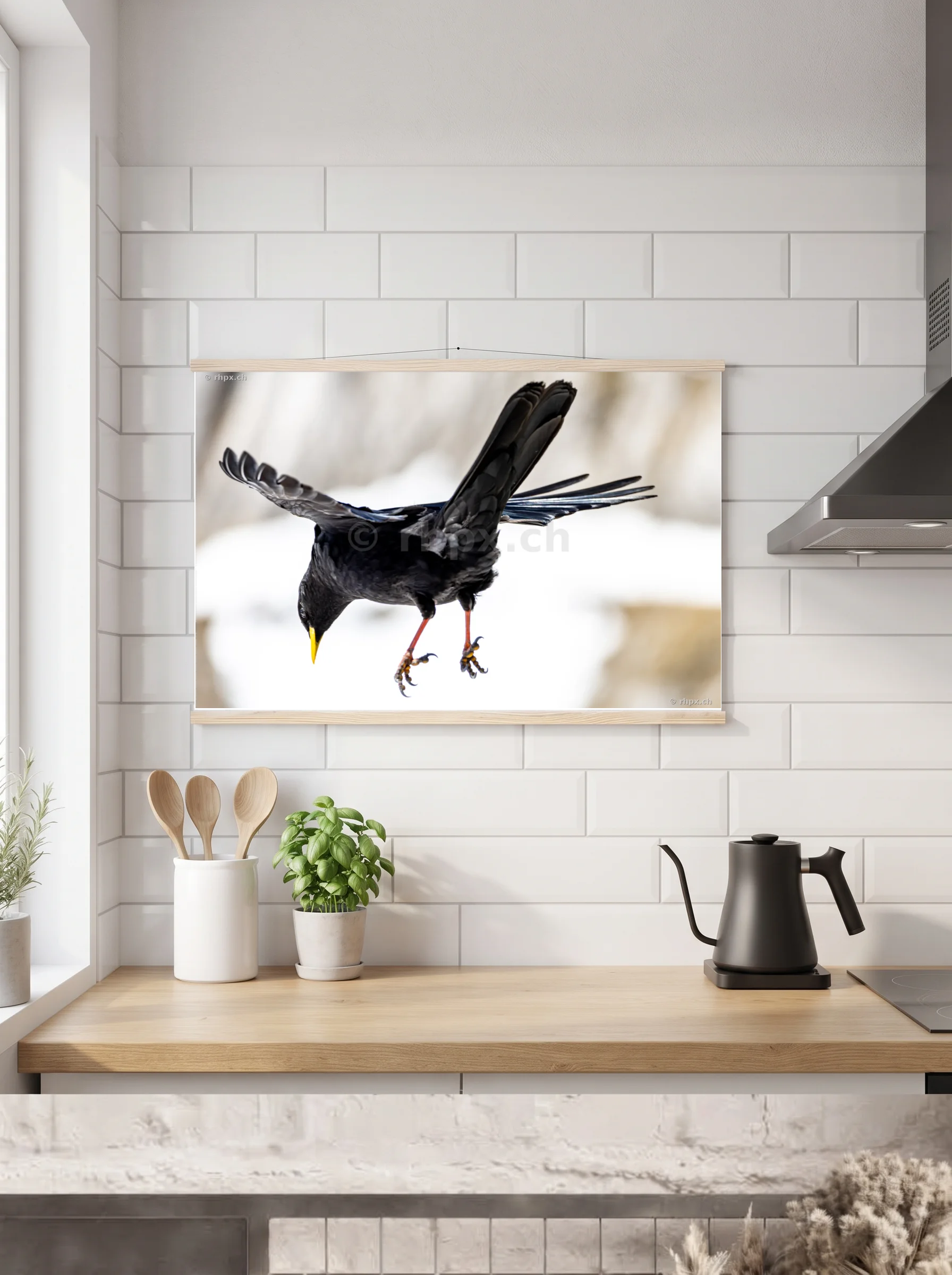 Premium-Poster mit Leisten horizontal A3 (29.7 x 42 cm)
