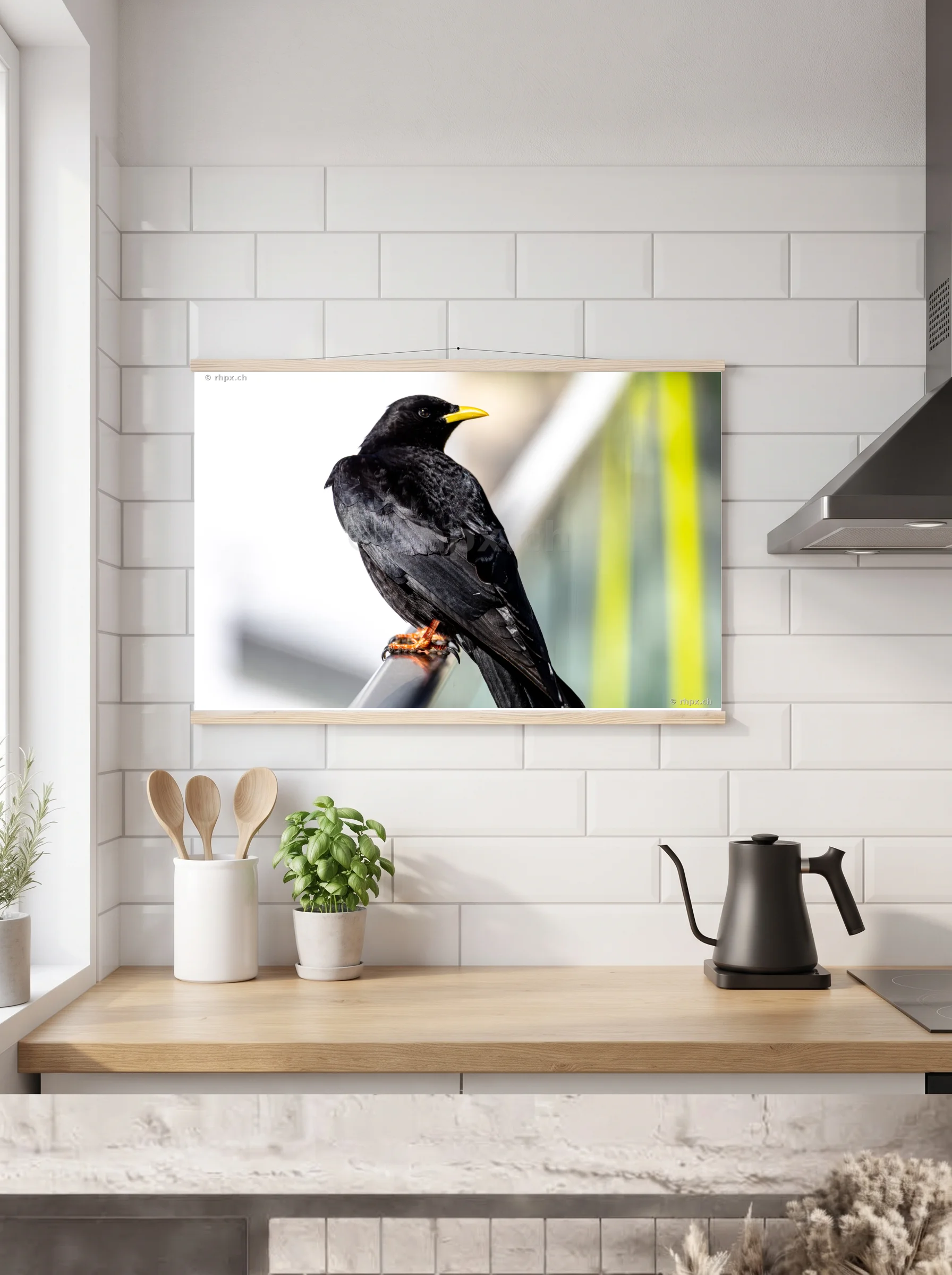Premium-Poster mit Leisten horizontal 70 x 100 cm