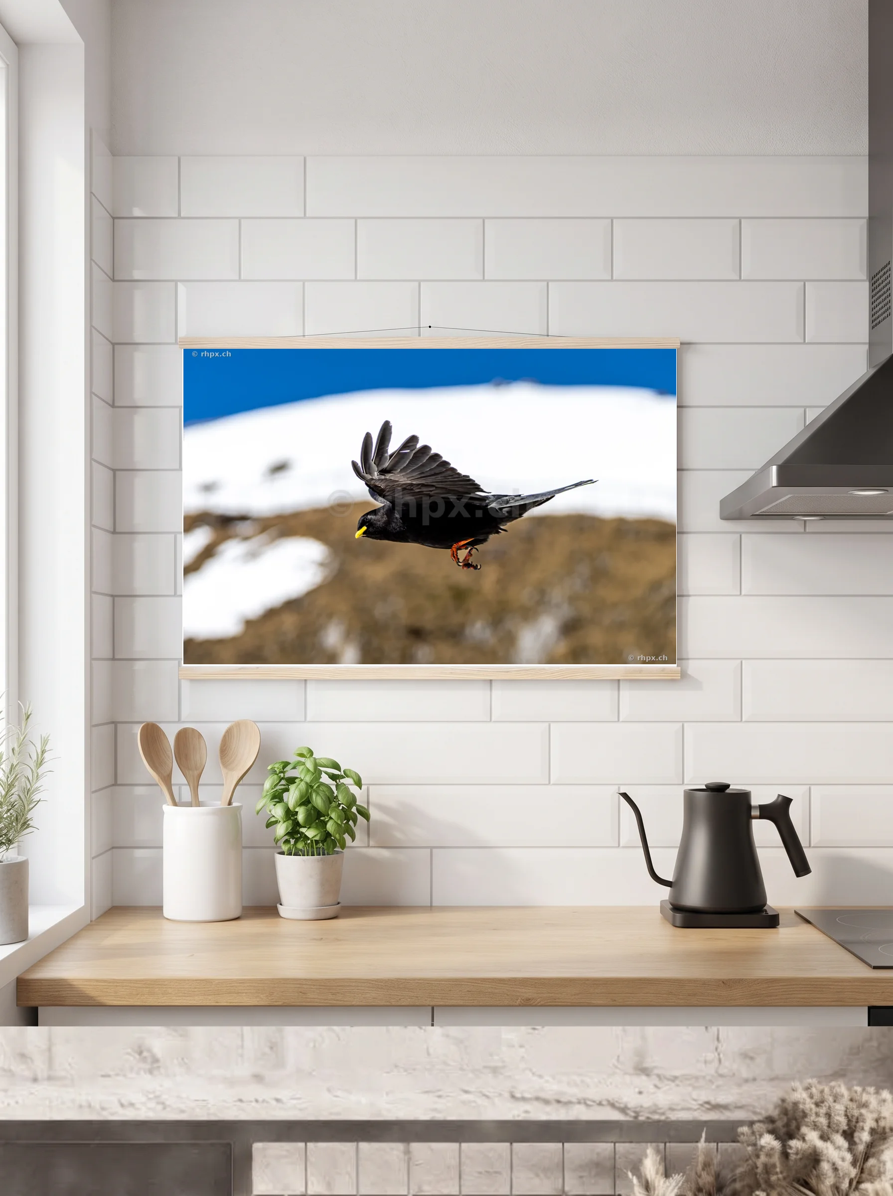 Premium-Poster mit Leisten horizontal A2 (42 x 59.4 cm)