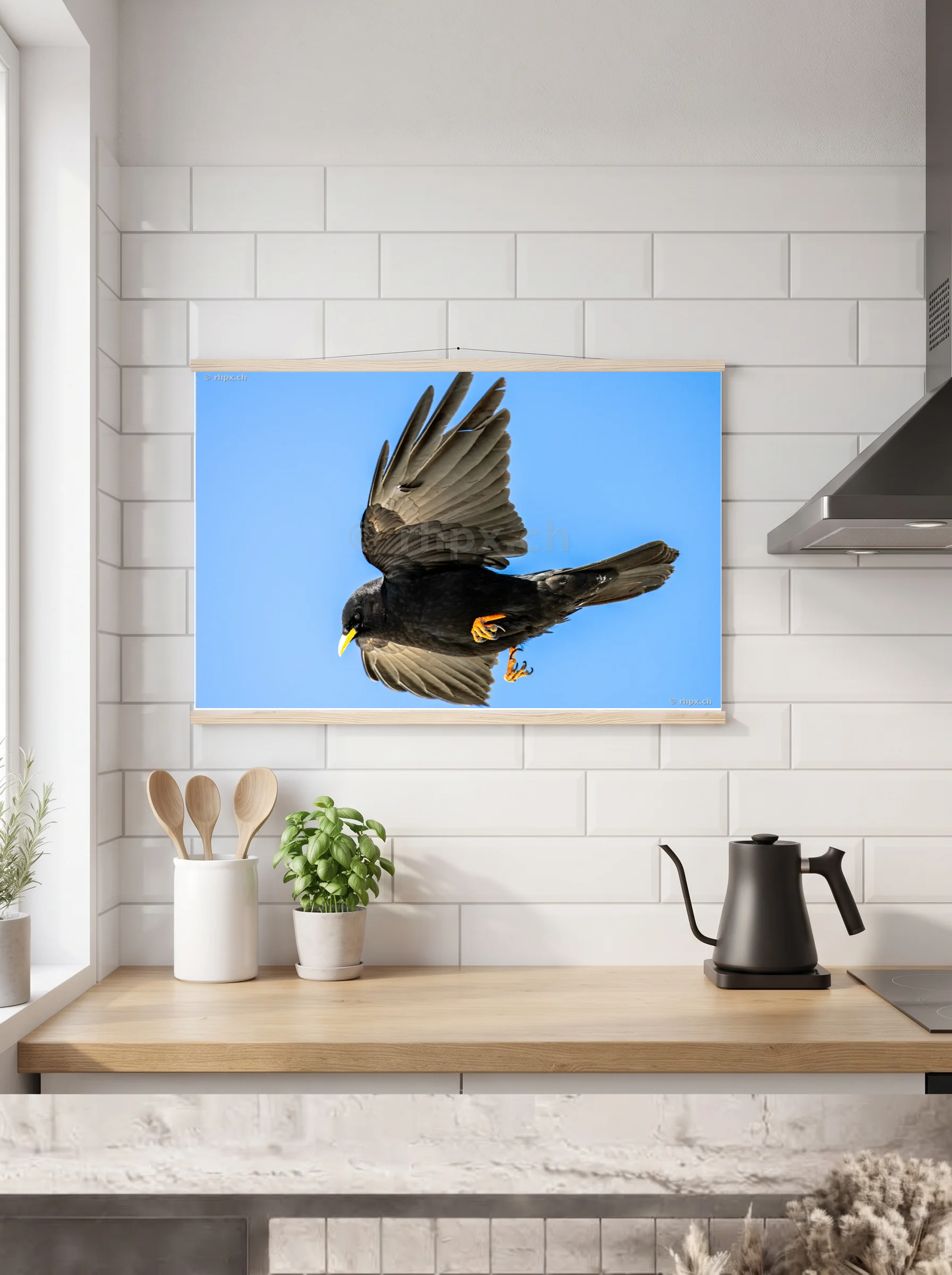 Premium-Poster mit Leisten horizontal A3 (29.7 x 42 cm)