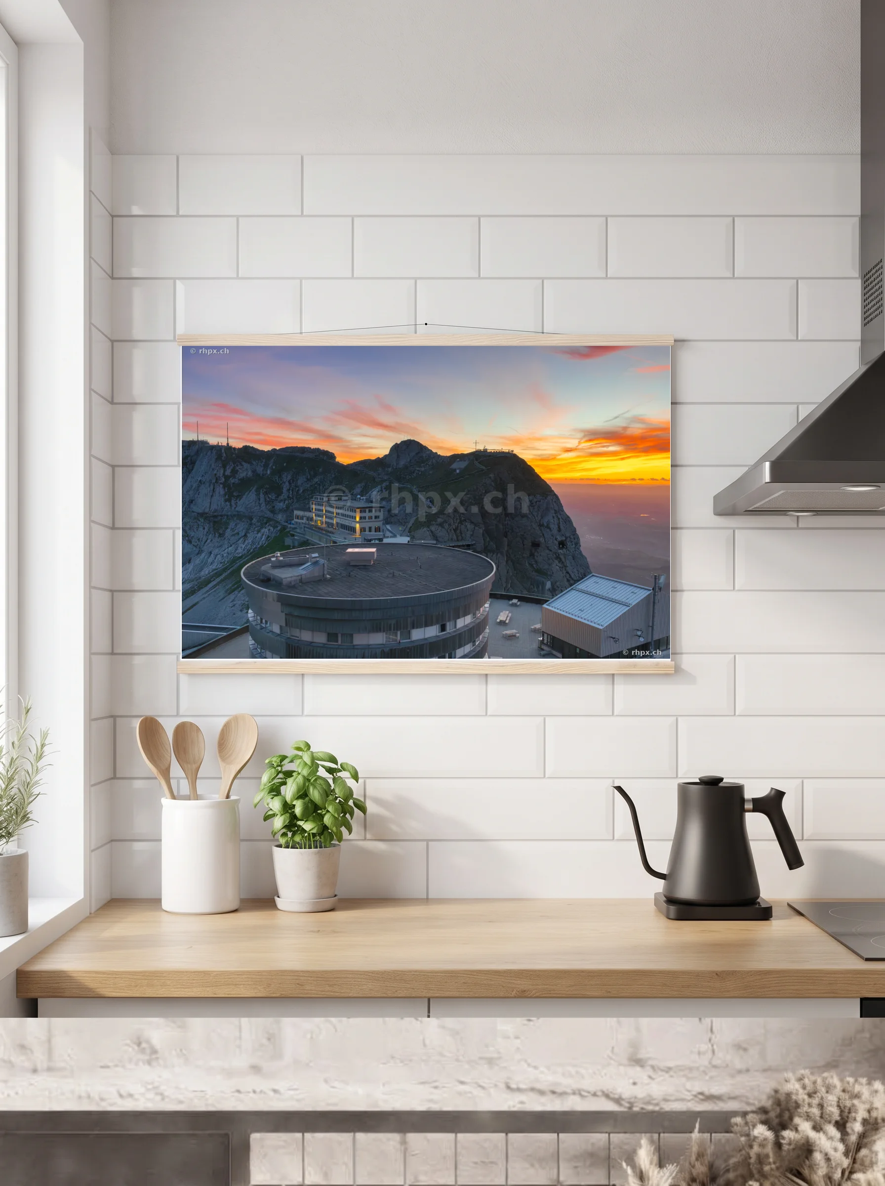 Premium-Poster mit Leisten horizontal 60x90 cm