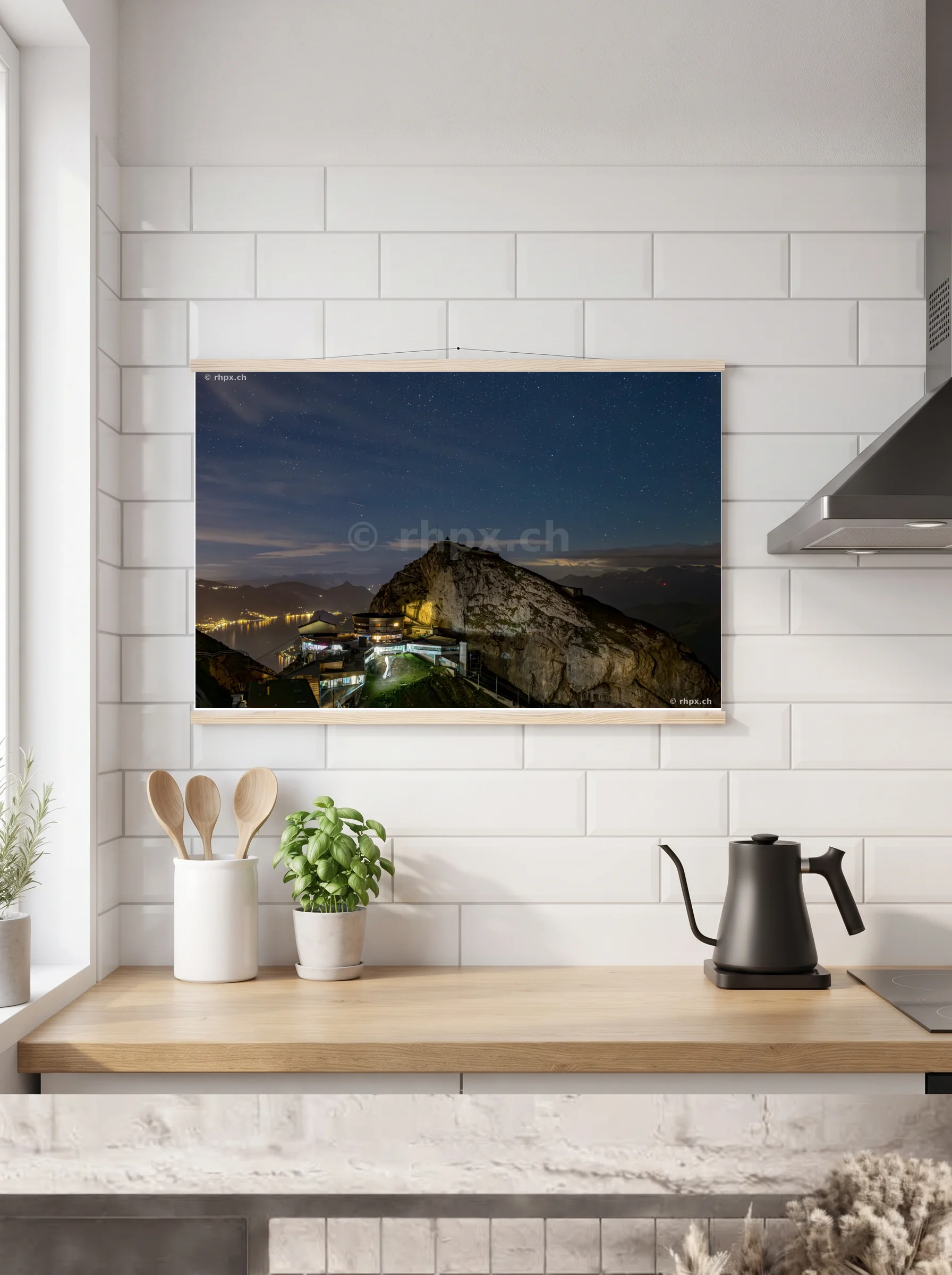 Premium-Poster mit Leisten horizontal A3 (29.7 x 42 cm)
