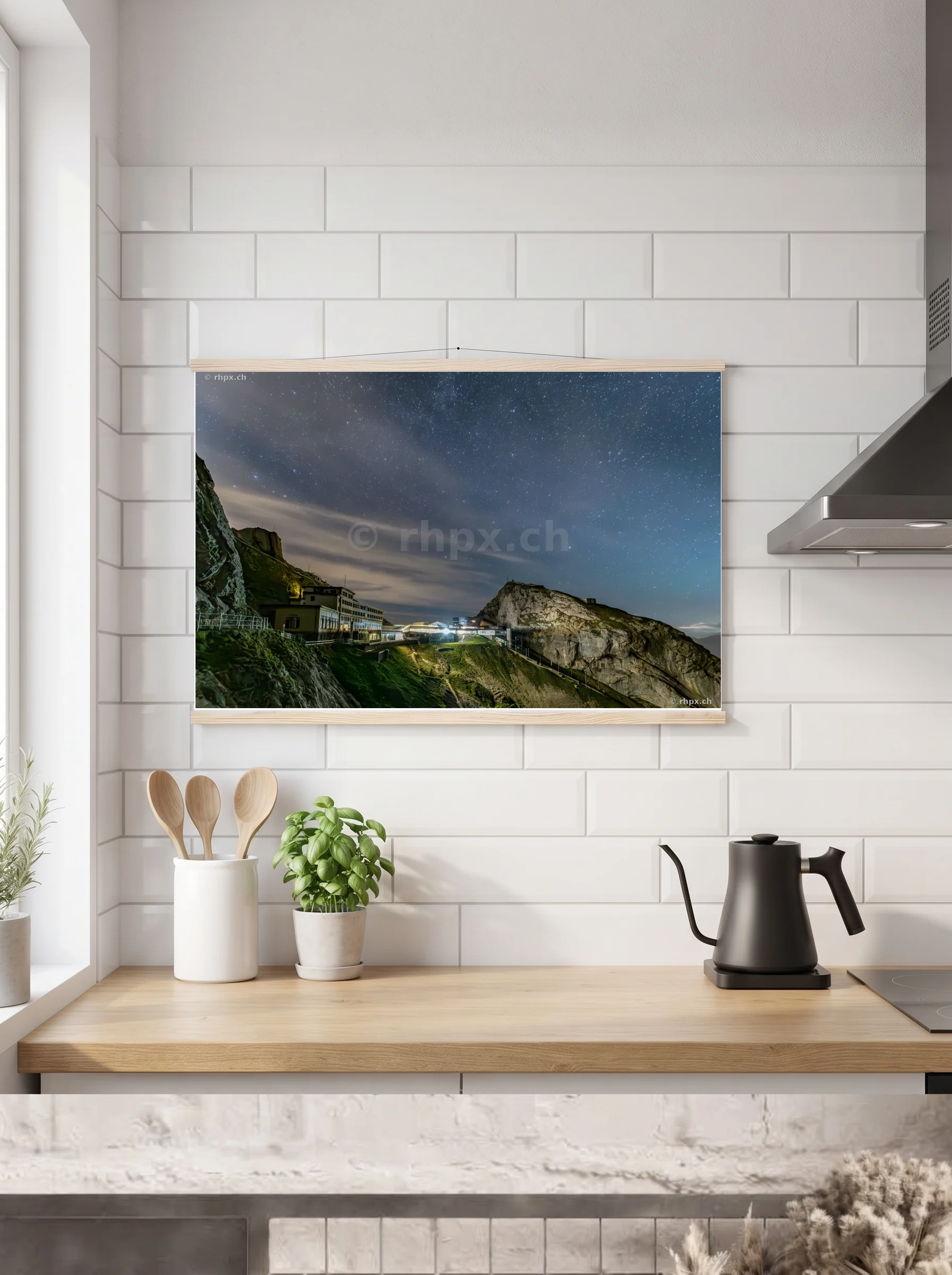 Premium-Poster mit Leisten horizontal A2 (42 x 59.4 cm)