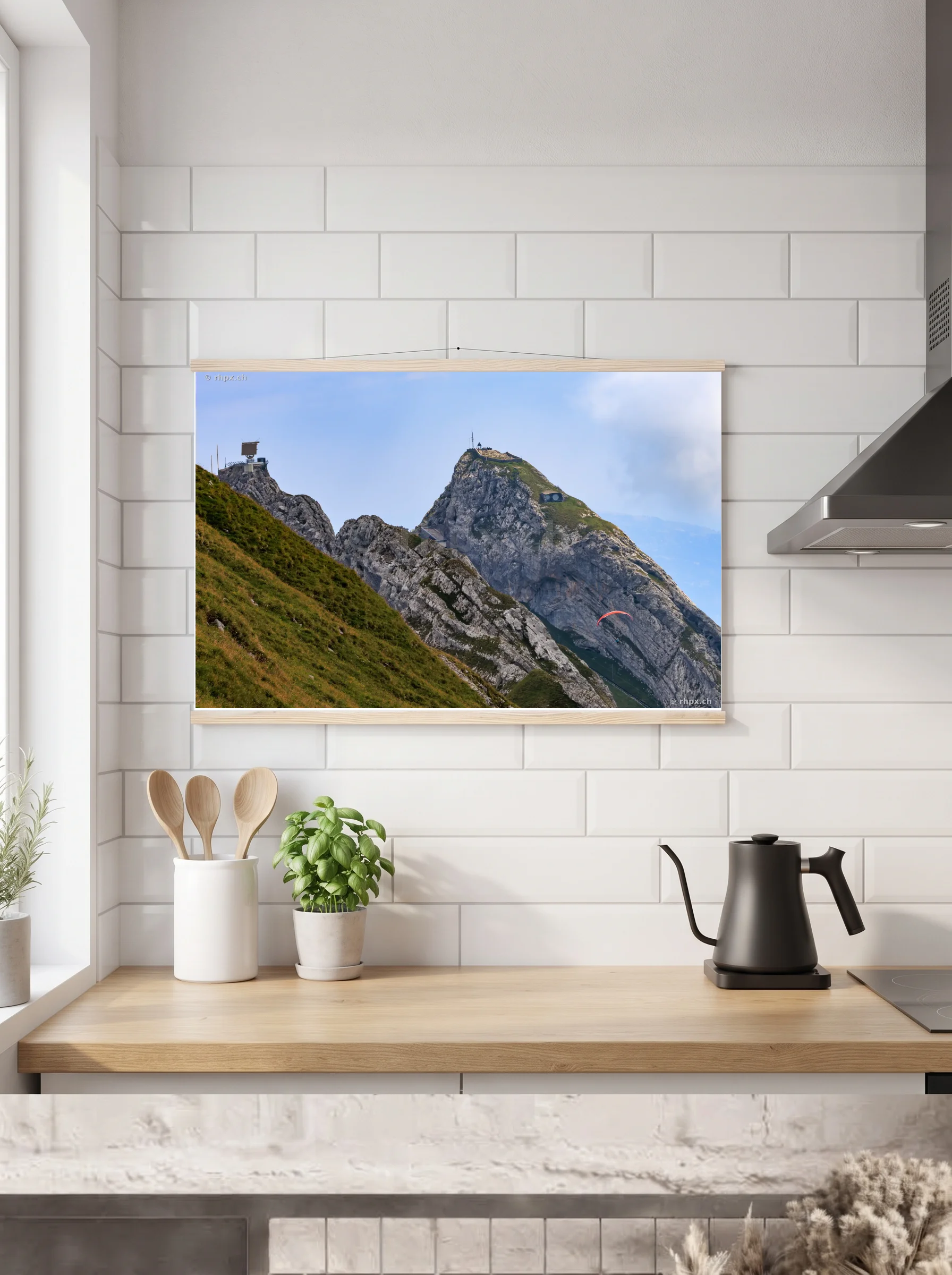 Premium-Poster mit Leisten horizontal A2 (42 x 59.4 cm)