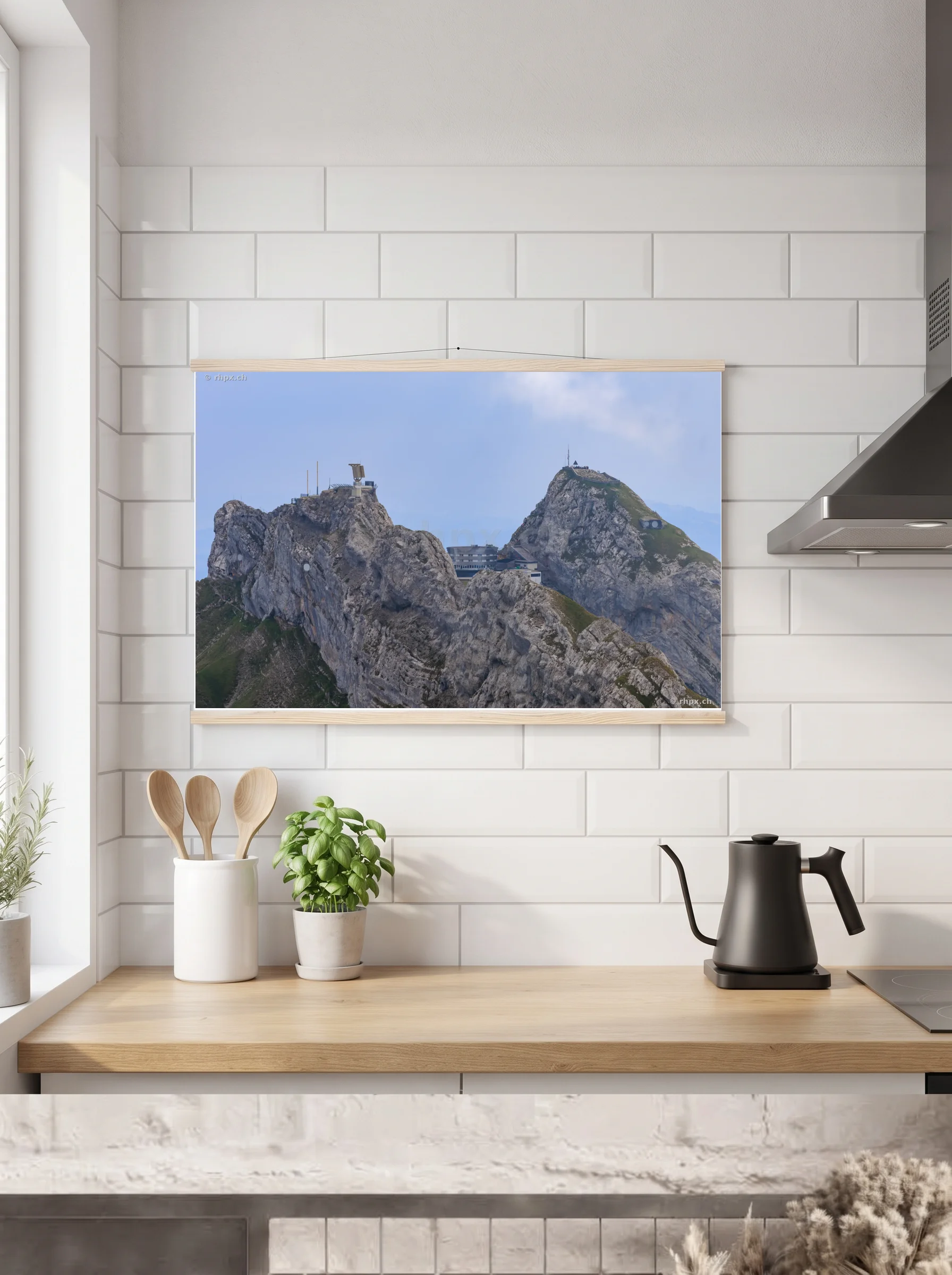 Premium-Poster mit Leisten horizontal A2 (42 x 59.4 cm)