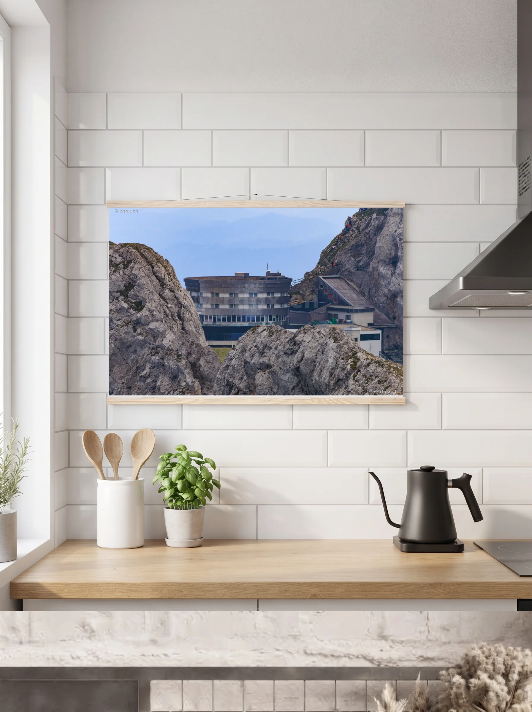Premium-Poster mit Leisten horizontal A3 (29.7 x 42 cm)