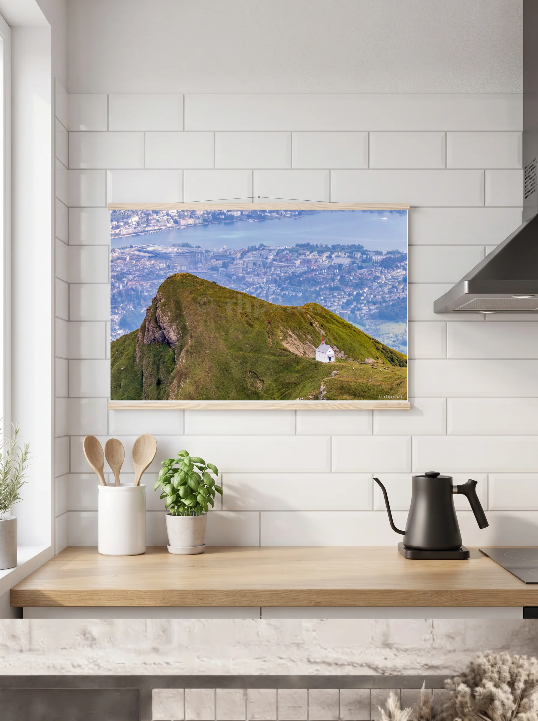 Premium-Poster mit Leisten horizontal A3 (29.7 x 42 cm)