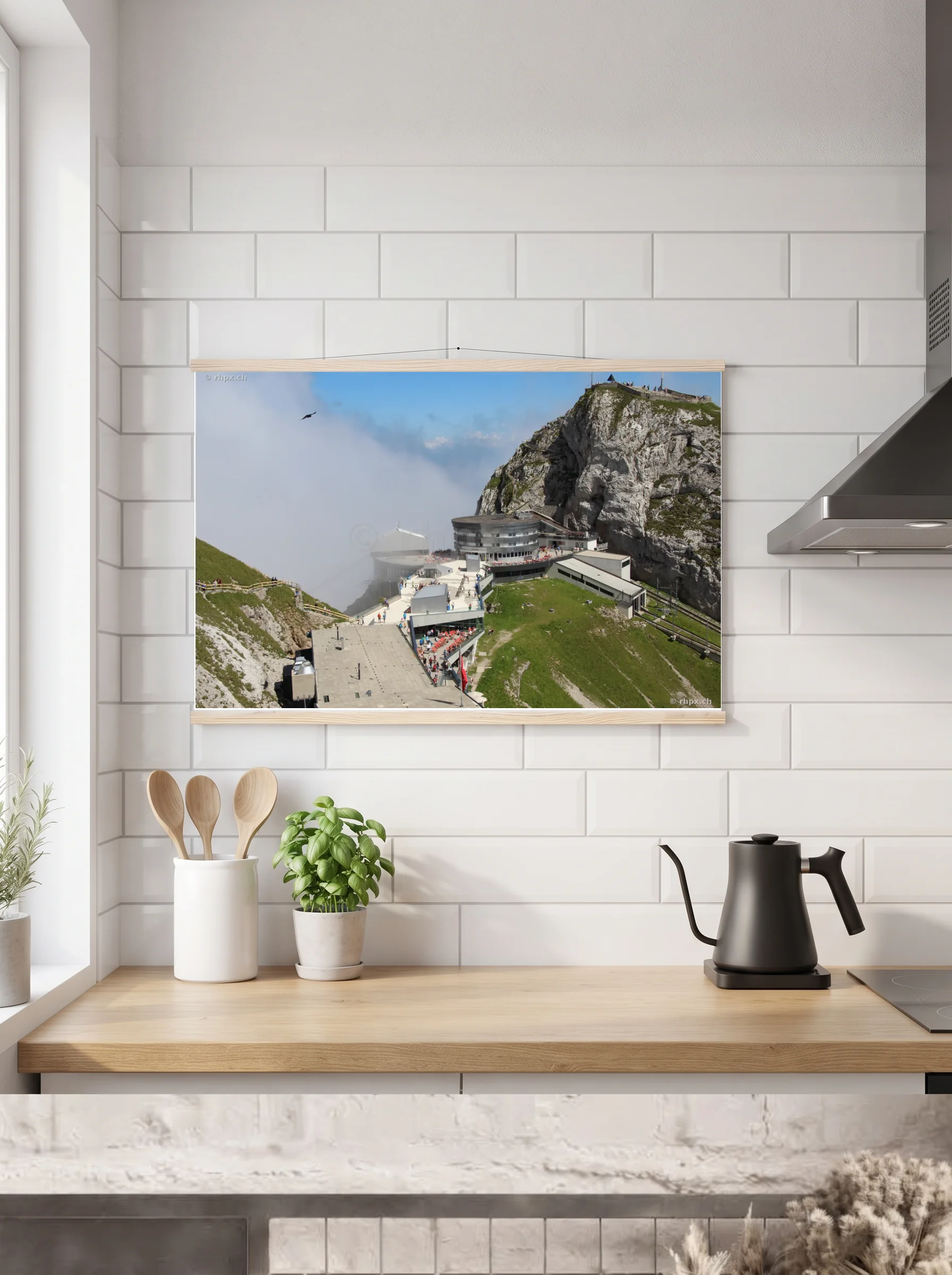 Premium-Poster mit Leisten horizontal 60x90 cm