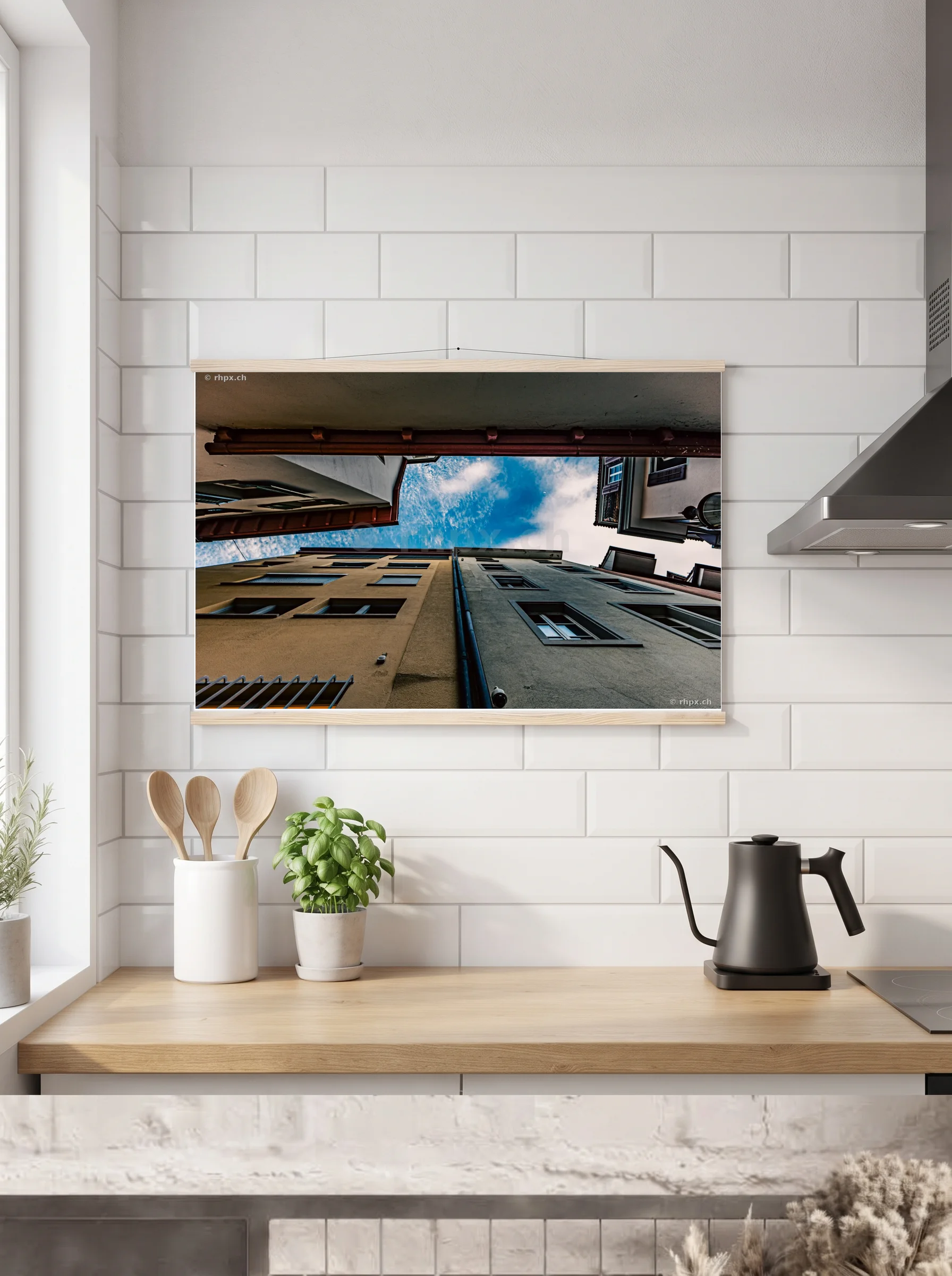 Premium-Poster mit Leisten horizontal A3 (29.7 x 42 cm)