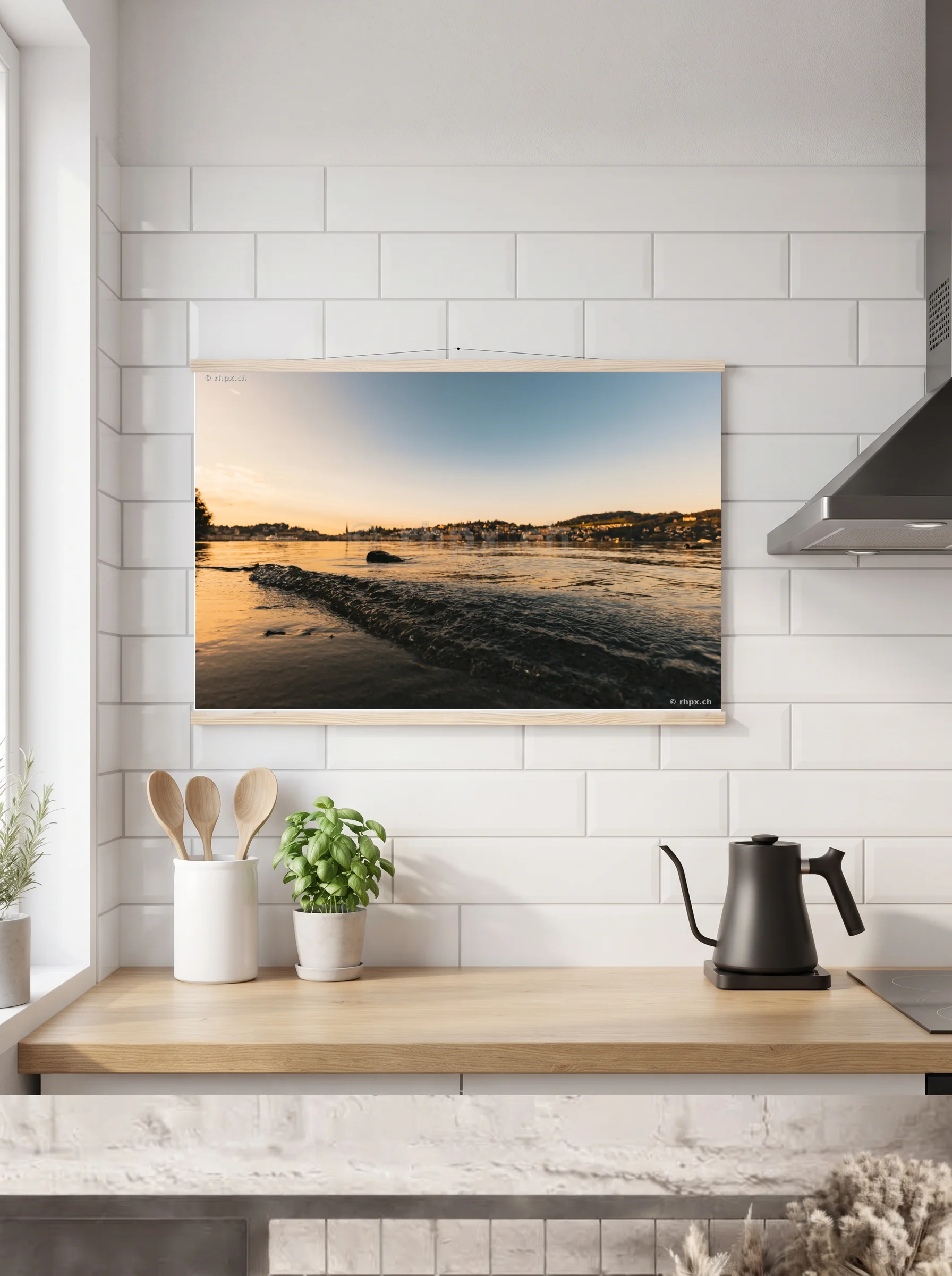 Premium-Poster mit Leisten horizontal A3 (29.7 x 42 cm)