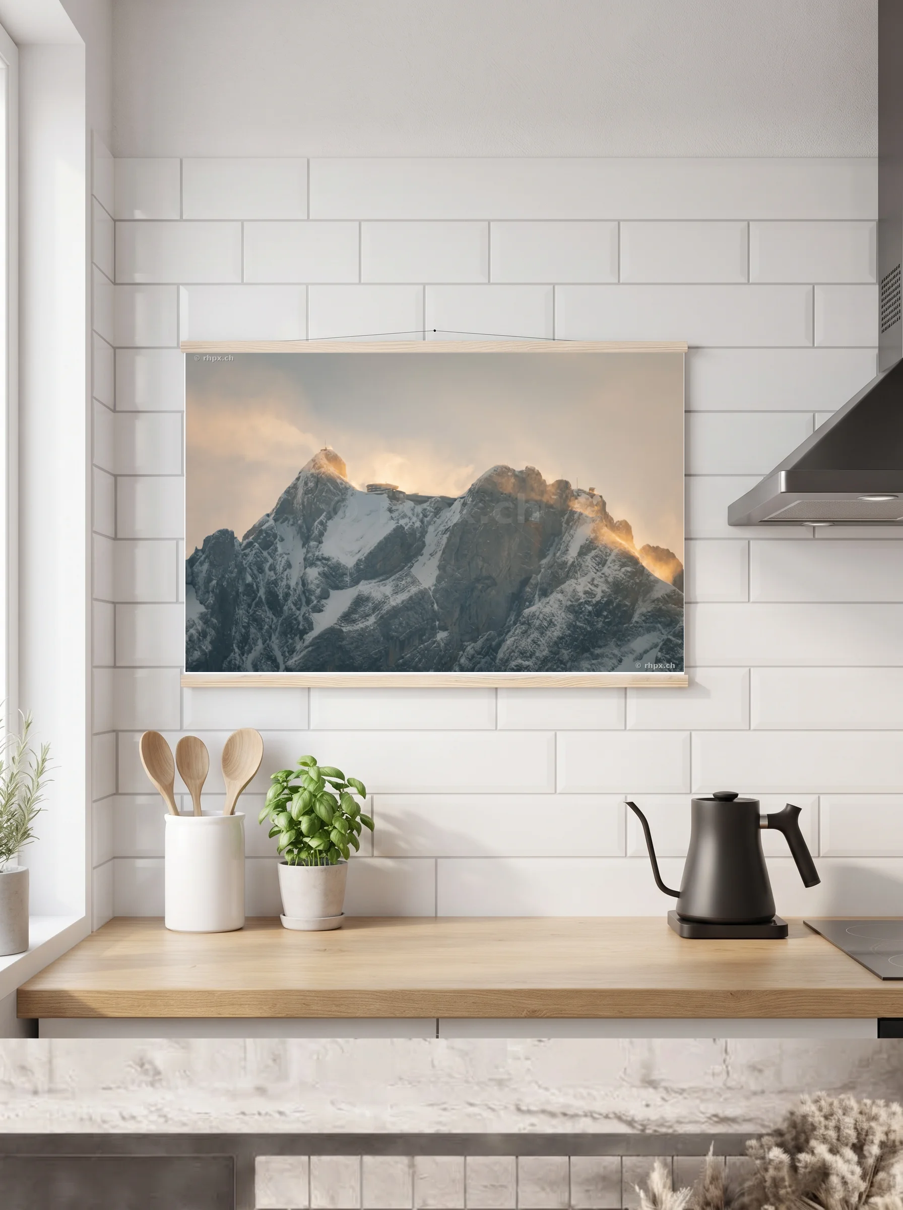 Premium-Poster mit Leisten horizontal A2 (42 x 59.4 cm)