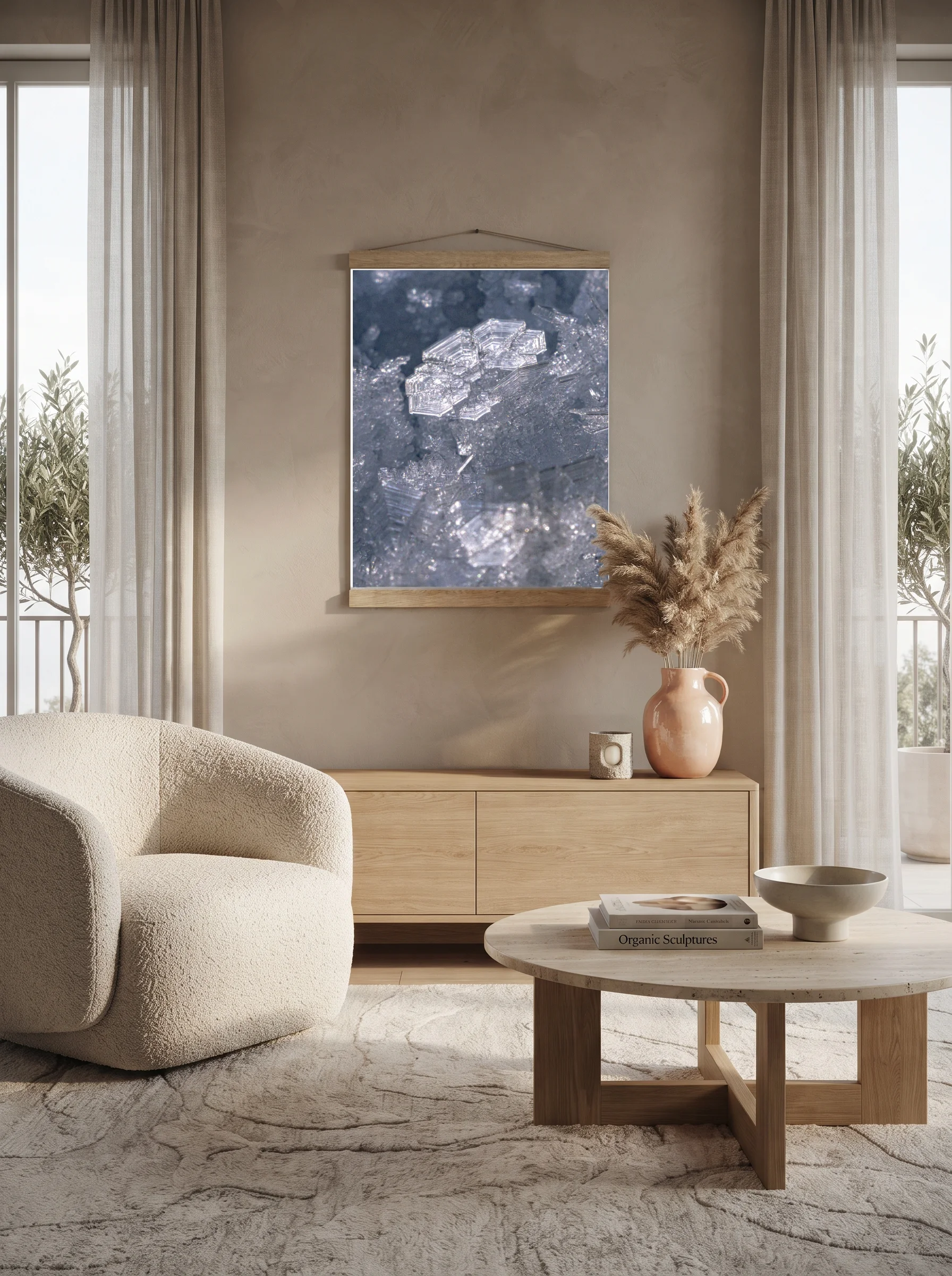 Premium-Poster mit Leisten Vertikal A0 (84.1 x 118.9 cm)