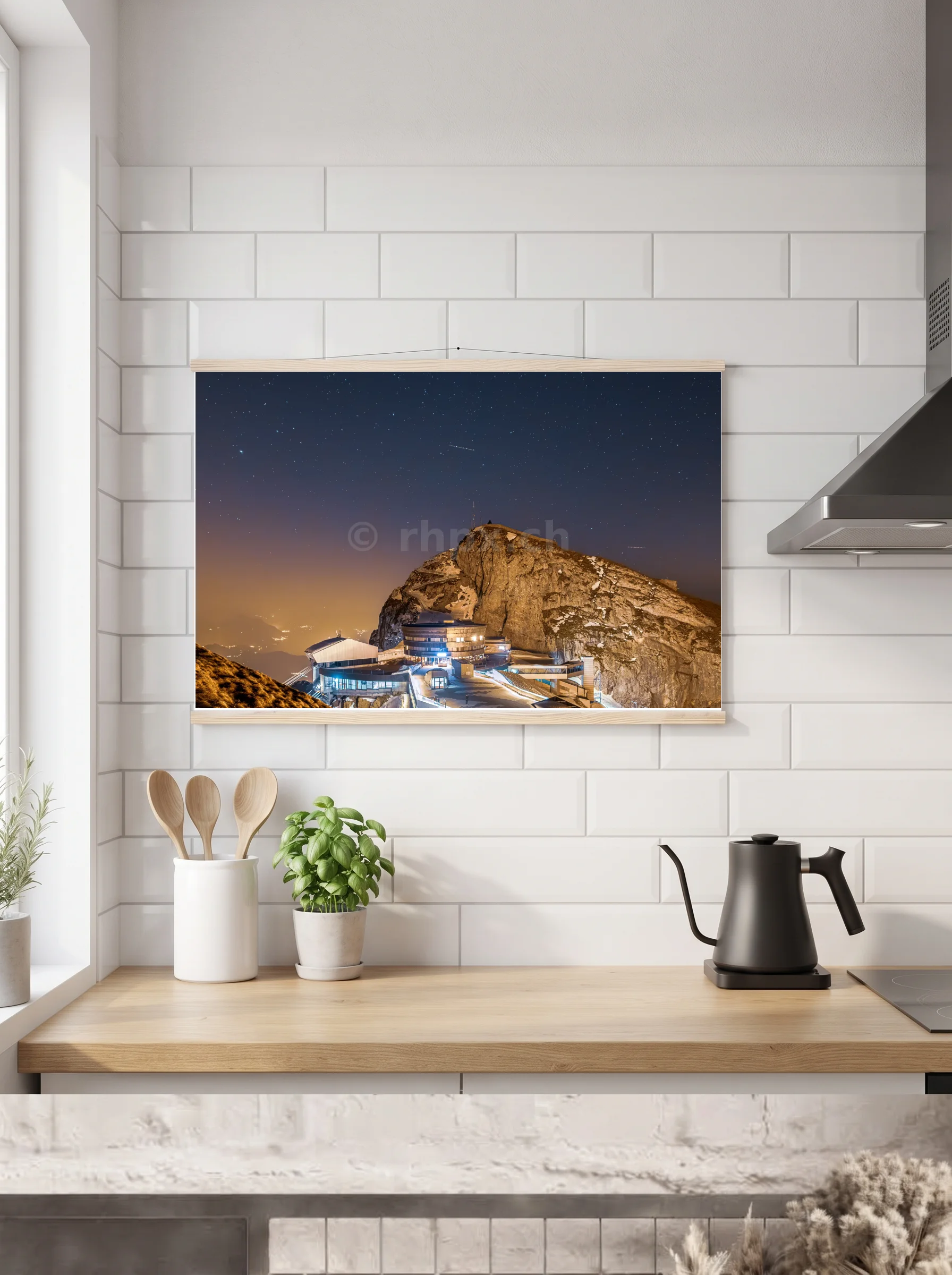 Premium-Poster mit Leisten horizontal A2 (42 x 59.4 cm)