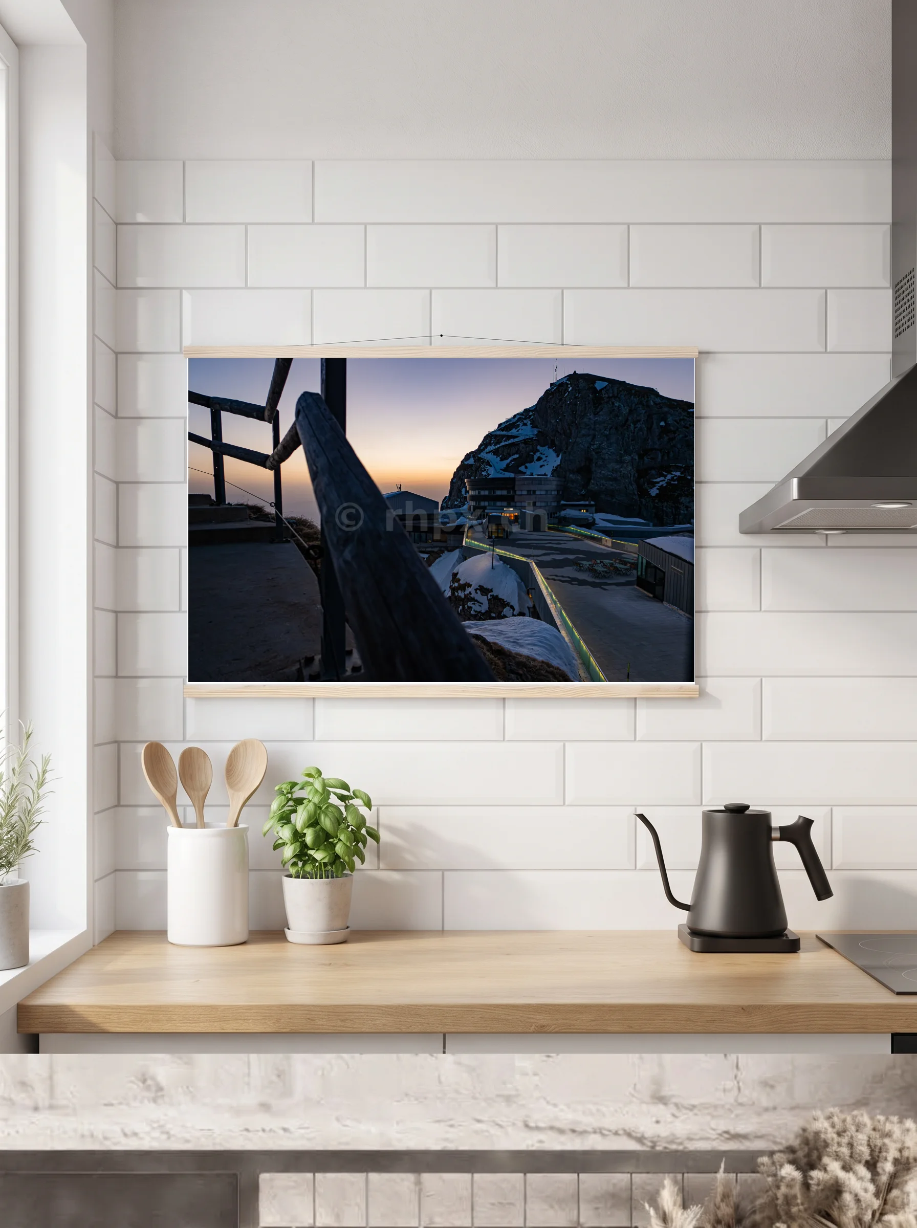 Premium-Poster mit Leisten horizontal A2 (42 x 59.4 cm)