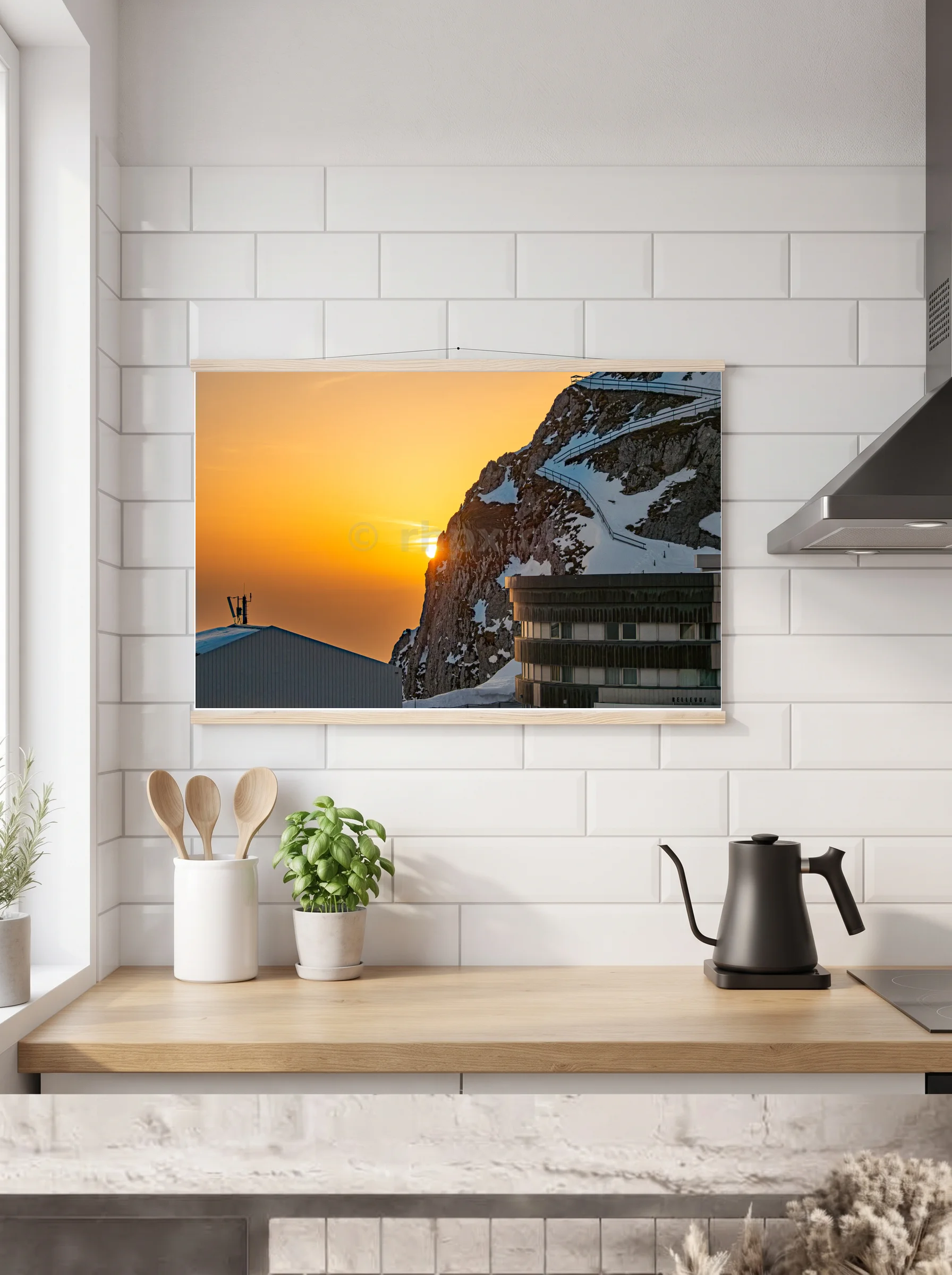 Premium-Poster mit Leisten horizontal A2 (42 x 59.4 cm)