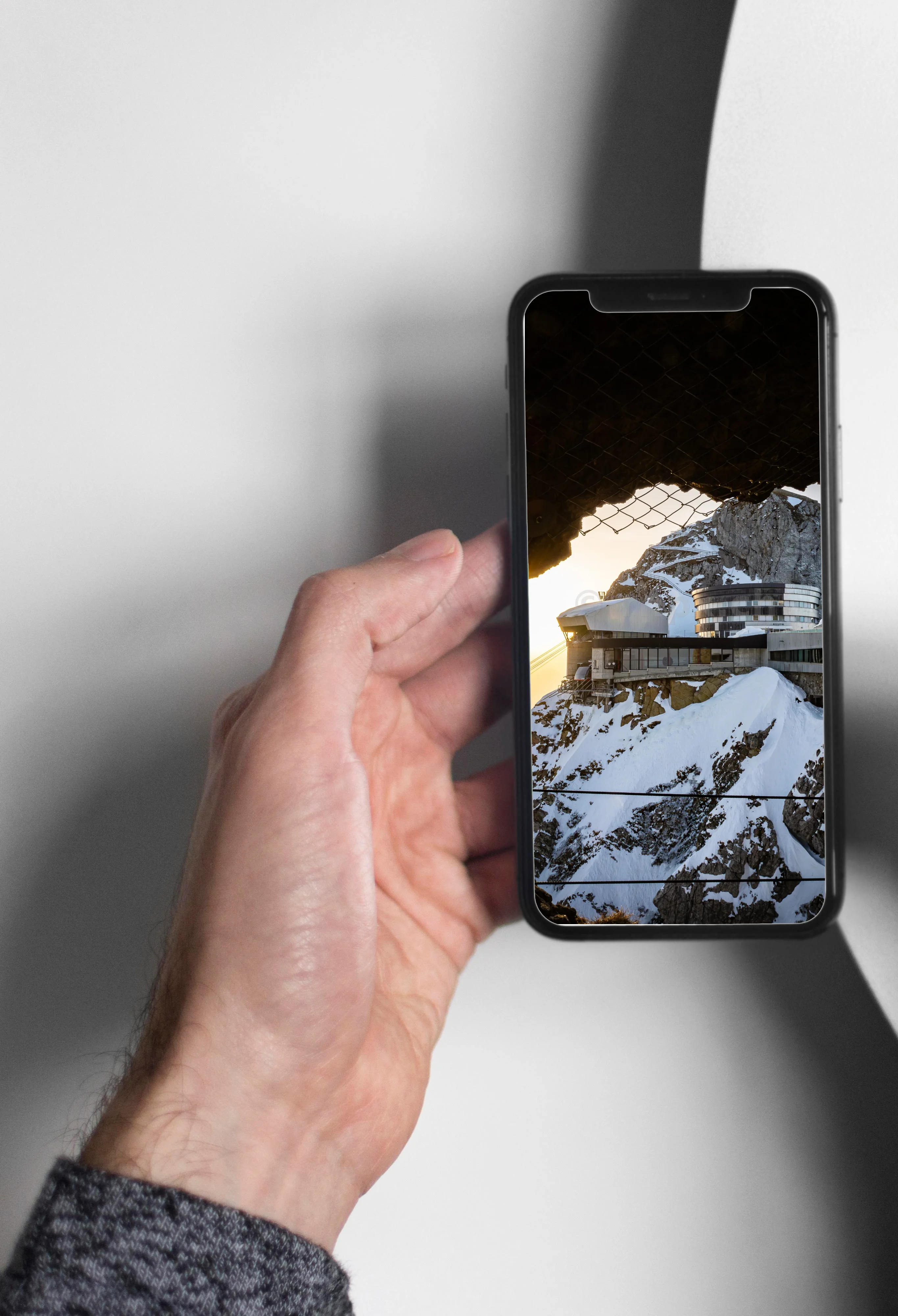 Blick aus der Drachenhöhle auf den Pilatus