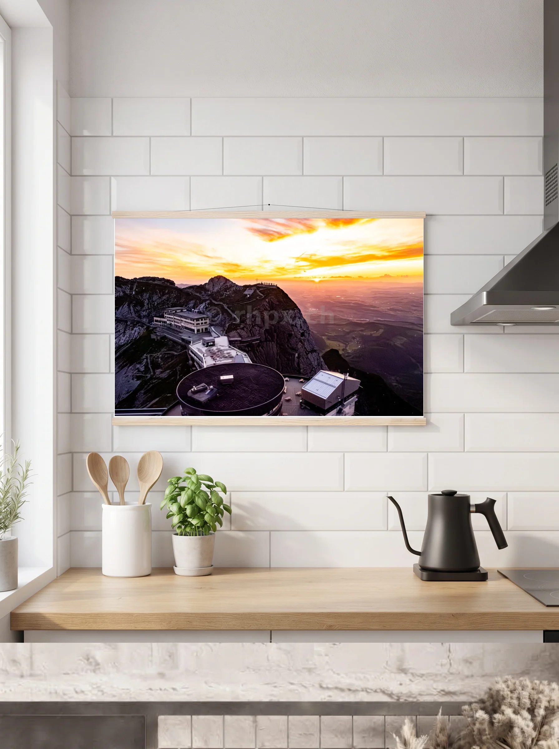 Premium-Poster mit Leisten horizontal A2 (42 x 59.4 cm)