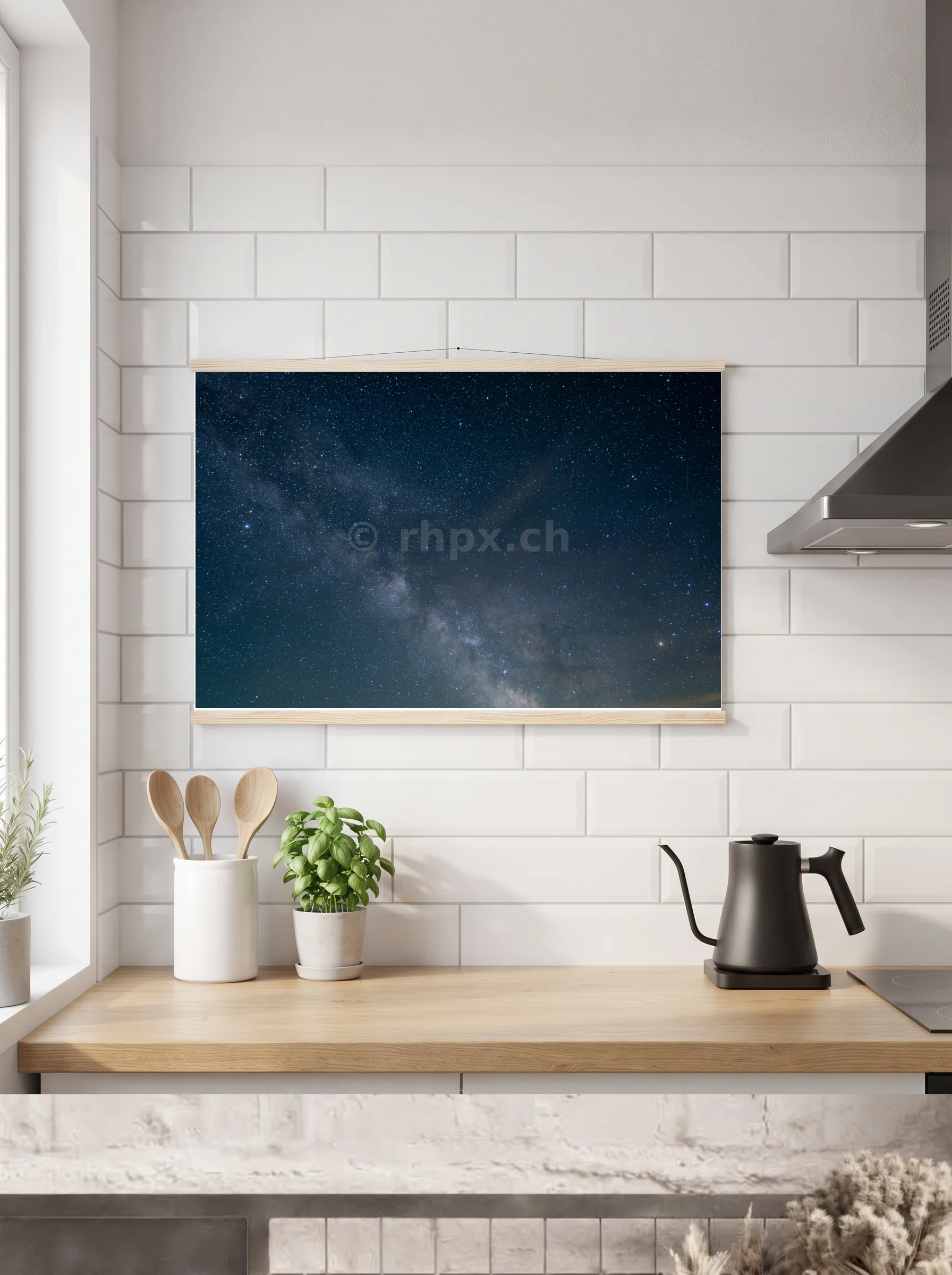 Premium-Poster mit Leisten horizontal A2 (42 x 59.4 cm)