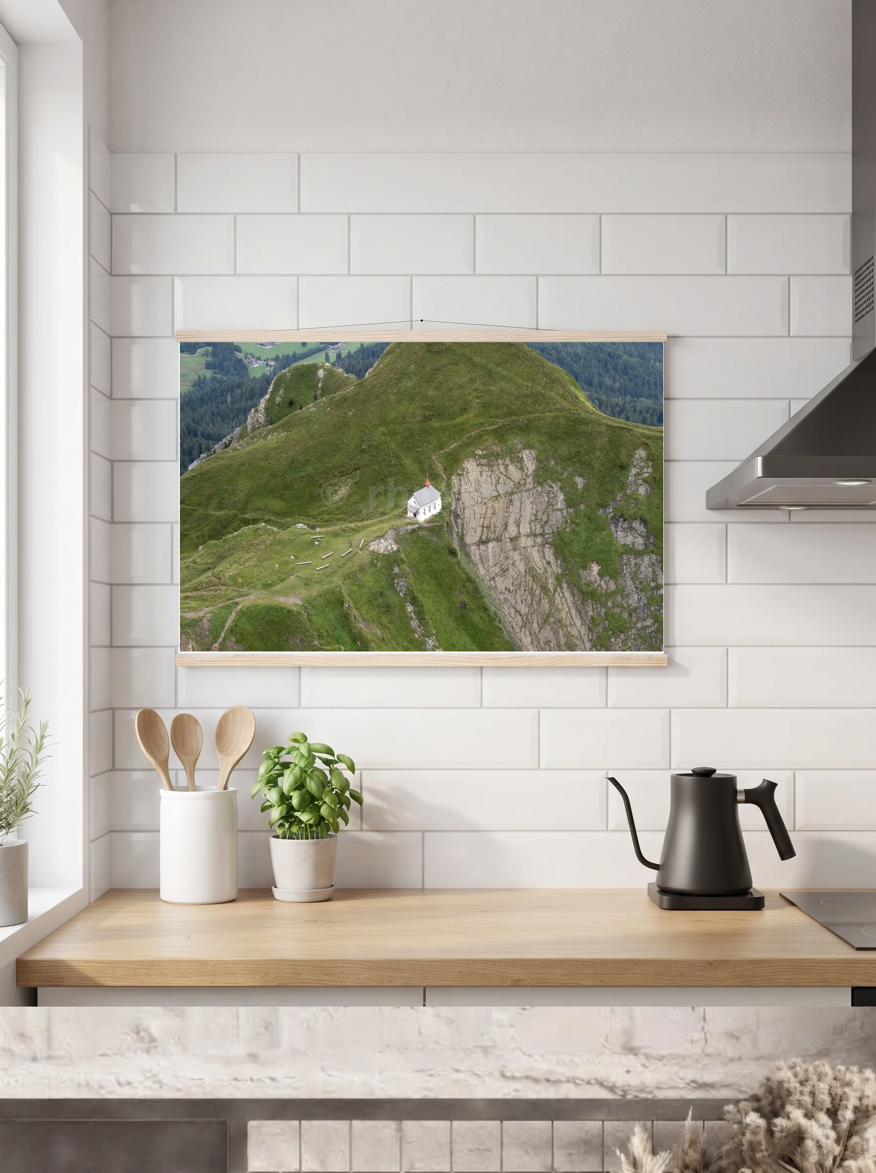 Premium-Poster mit Leisten horizontal A2 (42 x 59.4 cm)