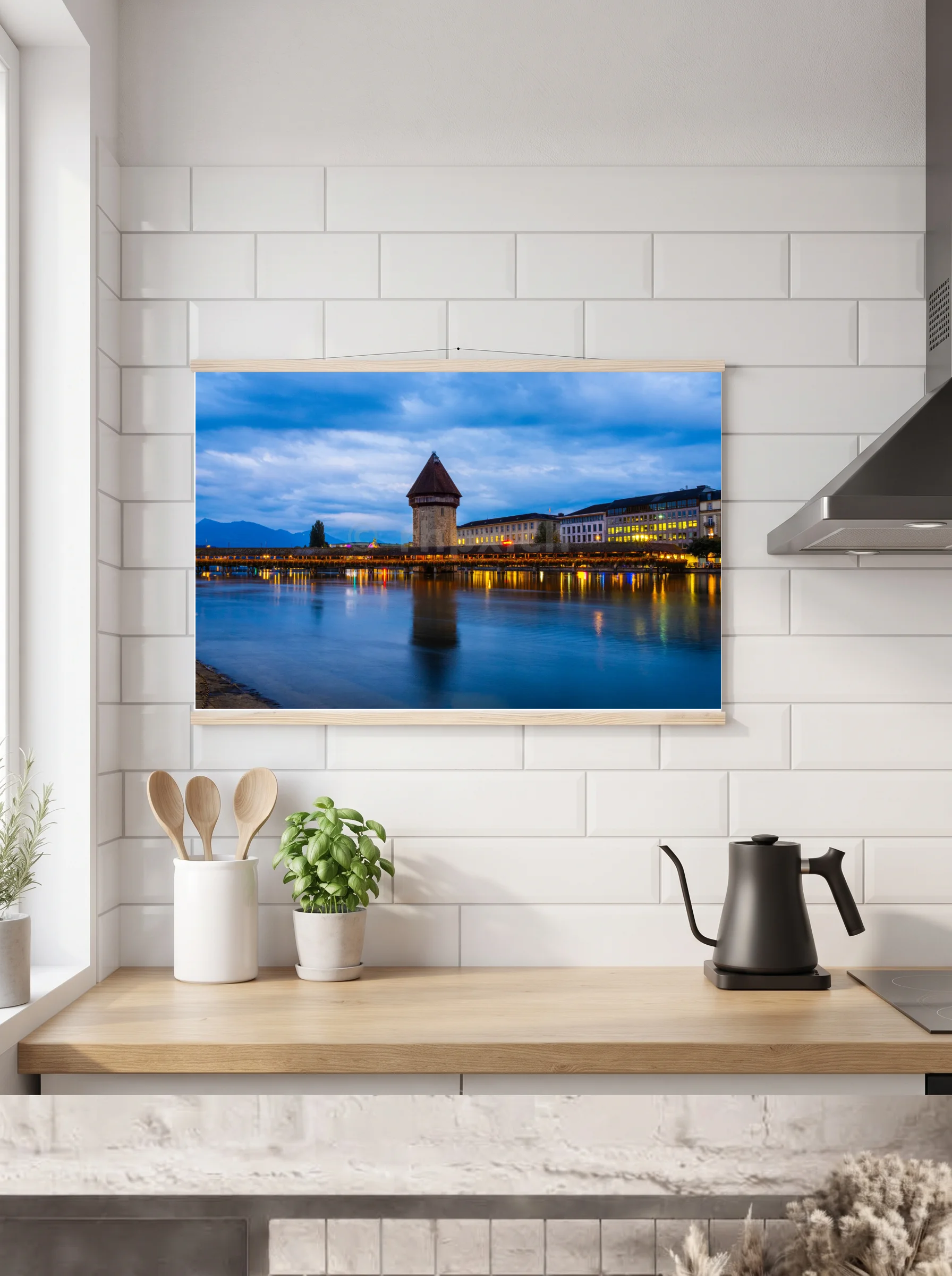 Premium-Poster mit Leisten horizontal A2 (42 x 59.4 cm)