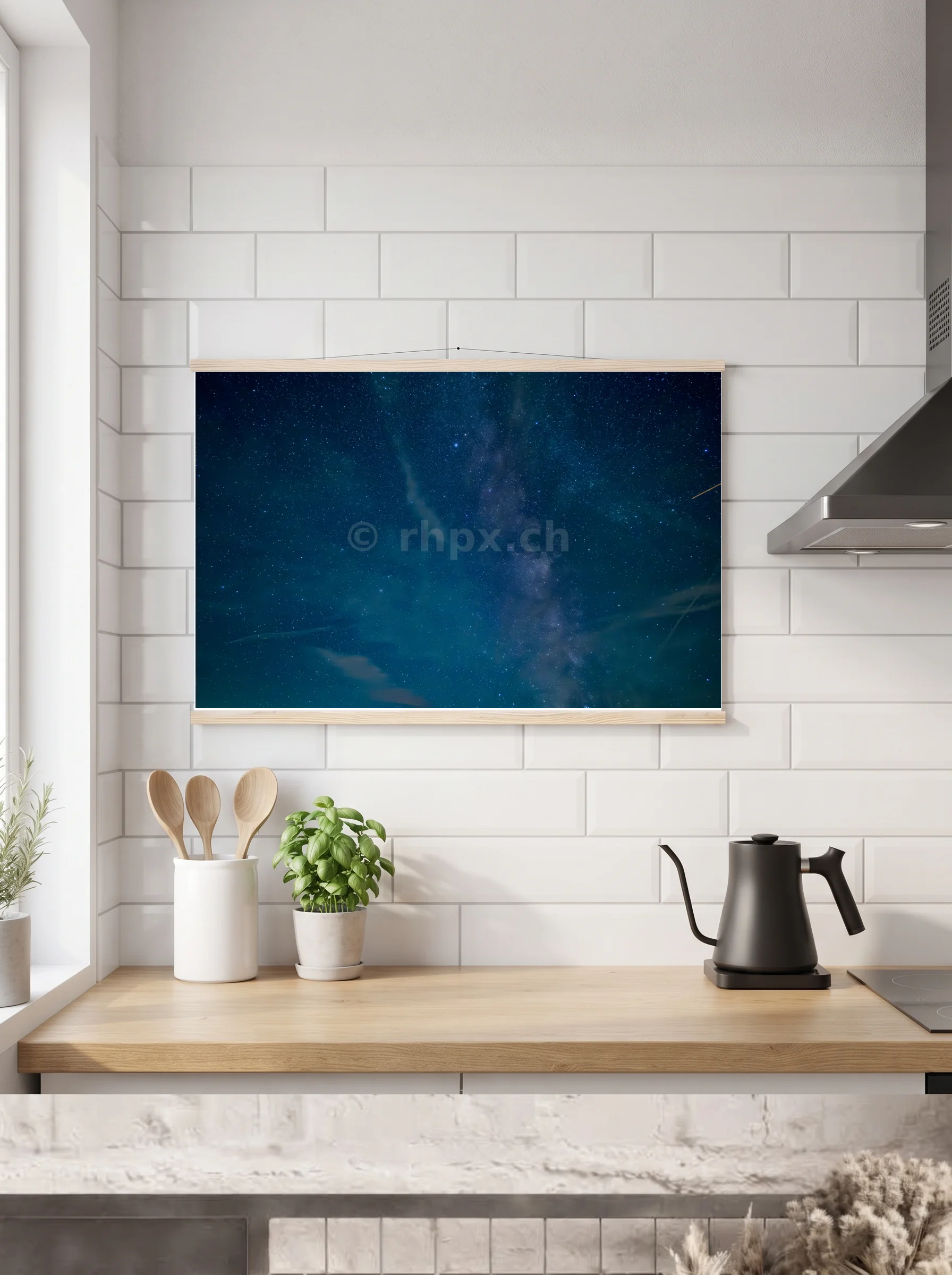 Premium-Poster mit Leisten horizontal A3 (29.7 x 42 cm)
