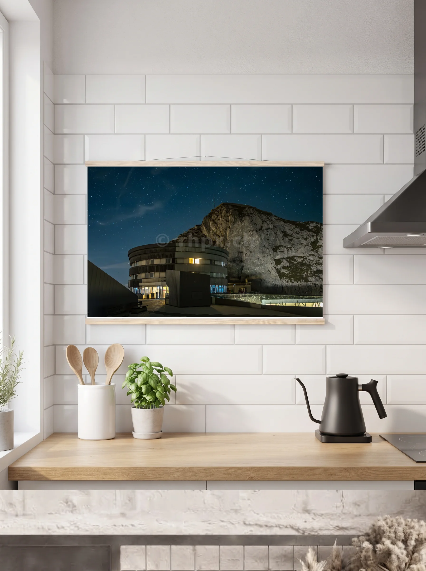 Premium-Poster mit Leisten horizontal A3 (29.7 x 42 cm)