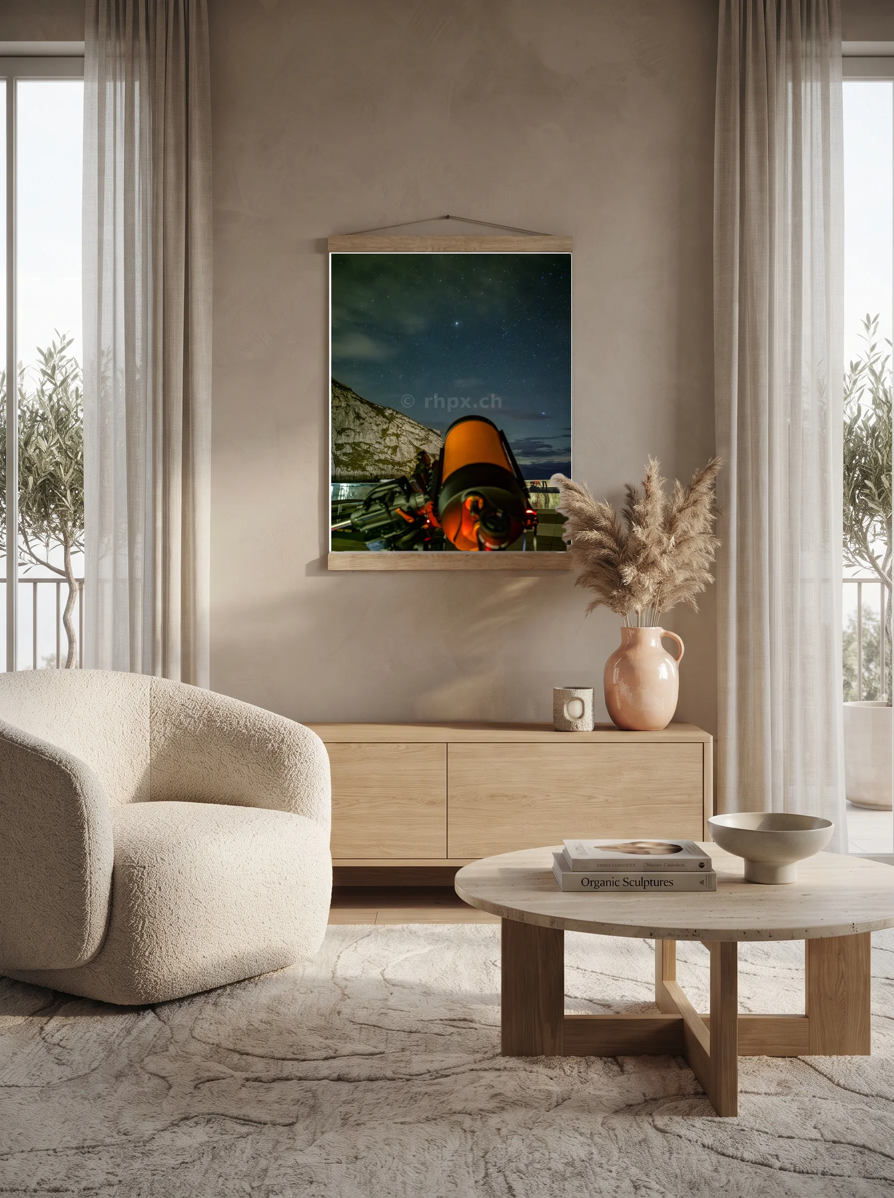Premium-Poster mit Leisten Vertikal 60x90 cm