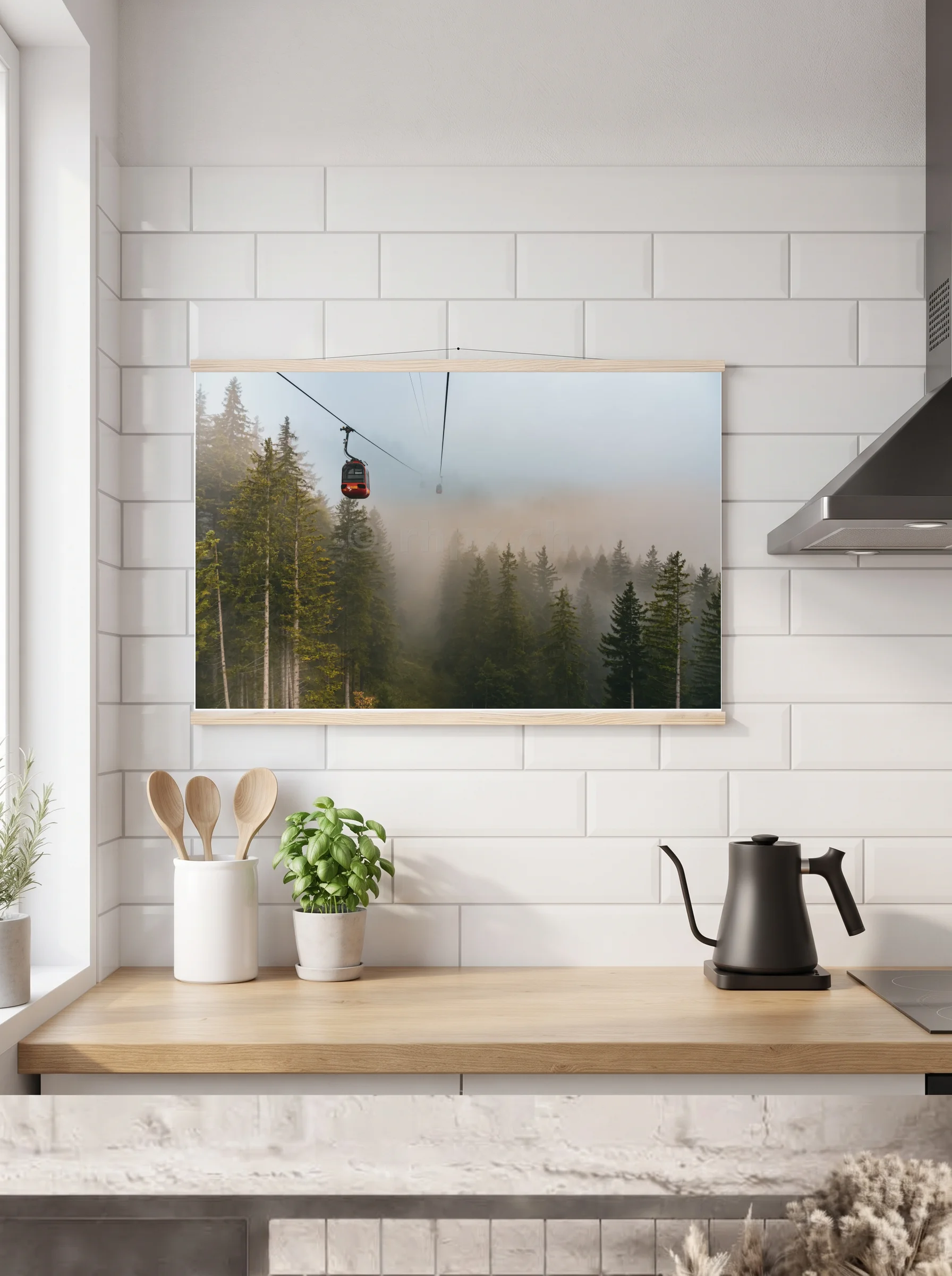 Premium-Poster mit Leisten horizontal A2 (42 x 59.4 cm)