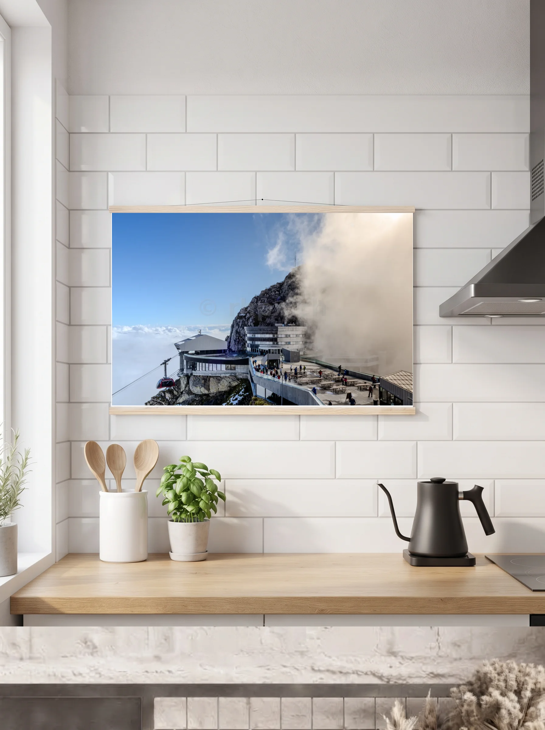 Premium-Poster mit Leisten horizontal 60x90 cm