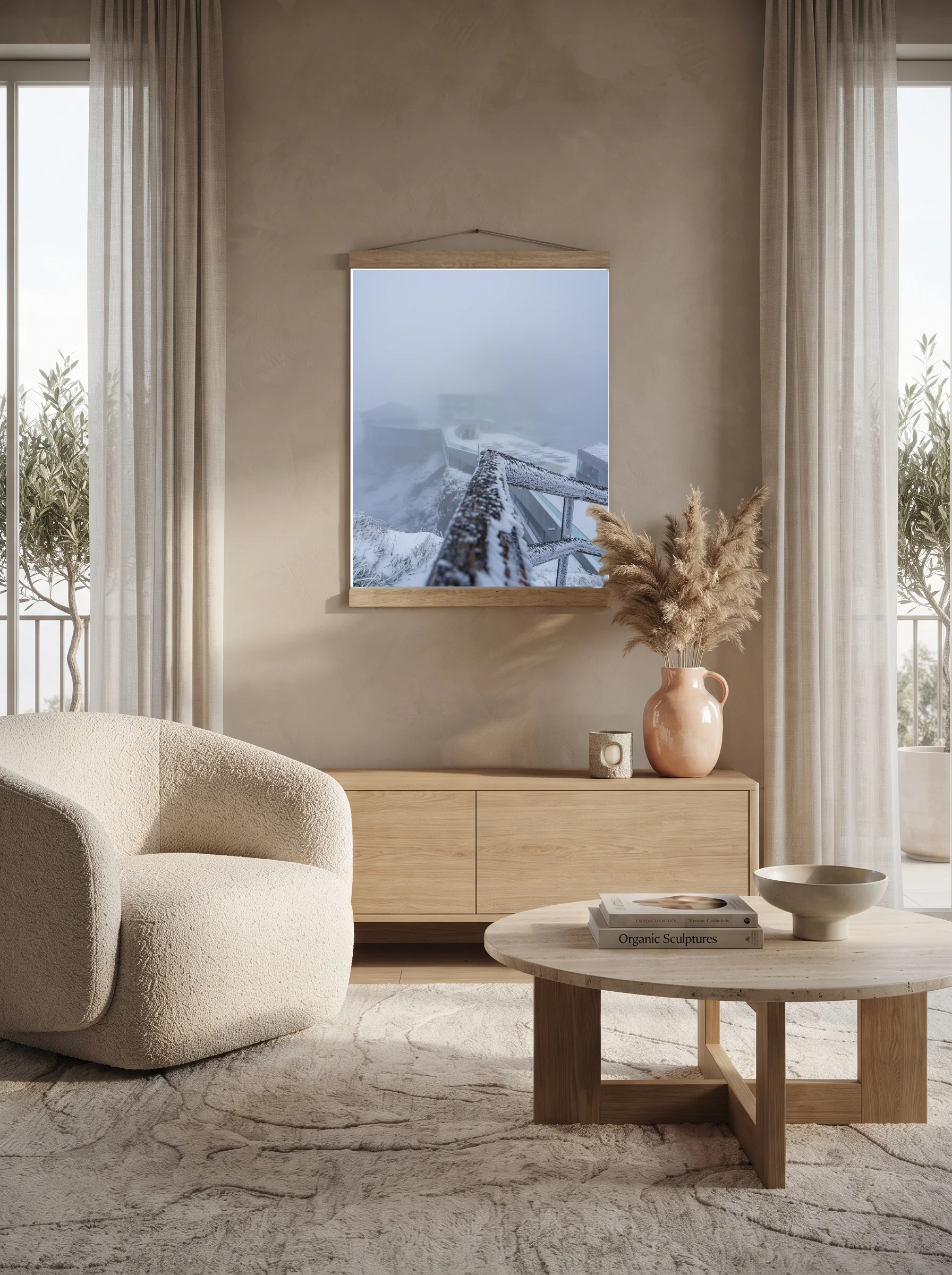Premium-Poster mit Leisten Vertikal 60x90 cm