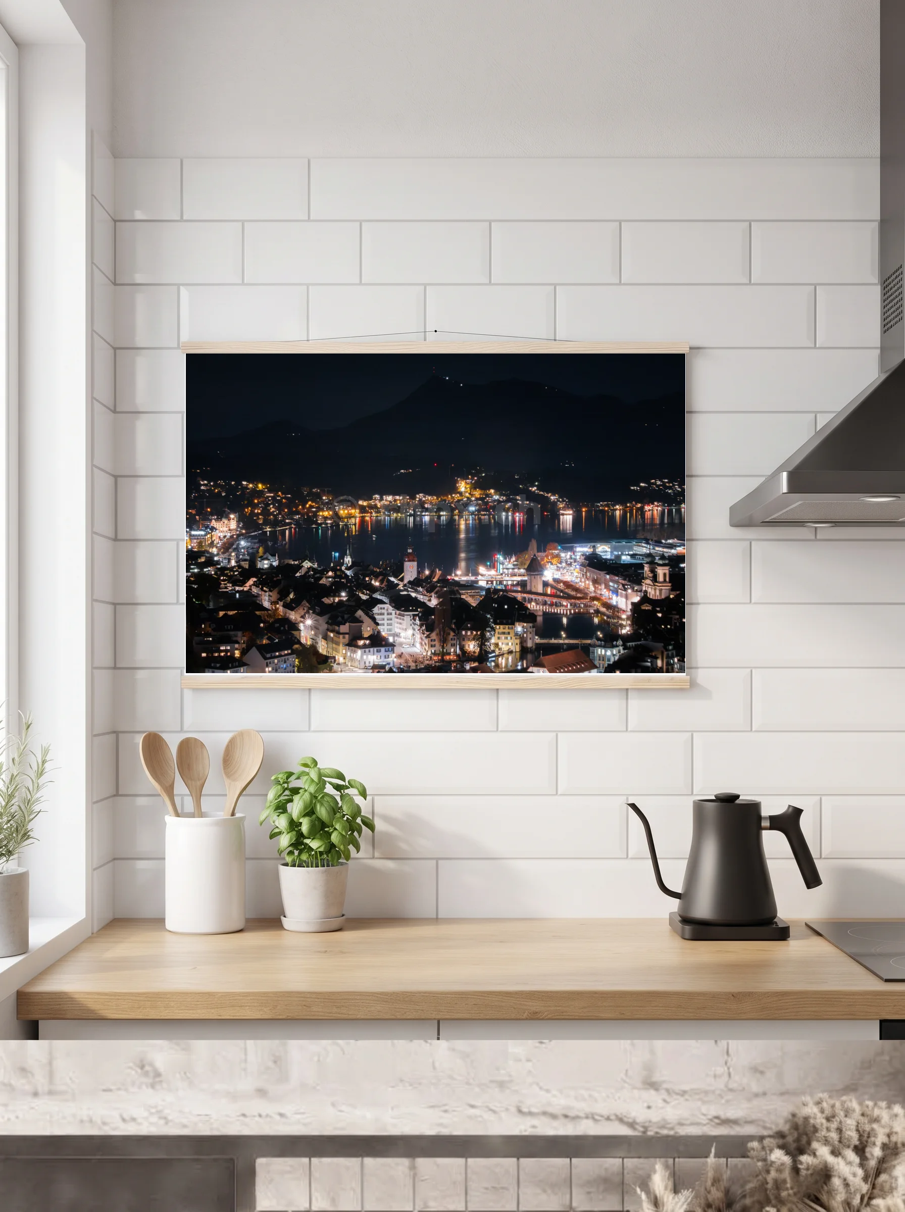 Premium-Poster mit Leisten horizontal A2 (42 x 59.4 cm)
