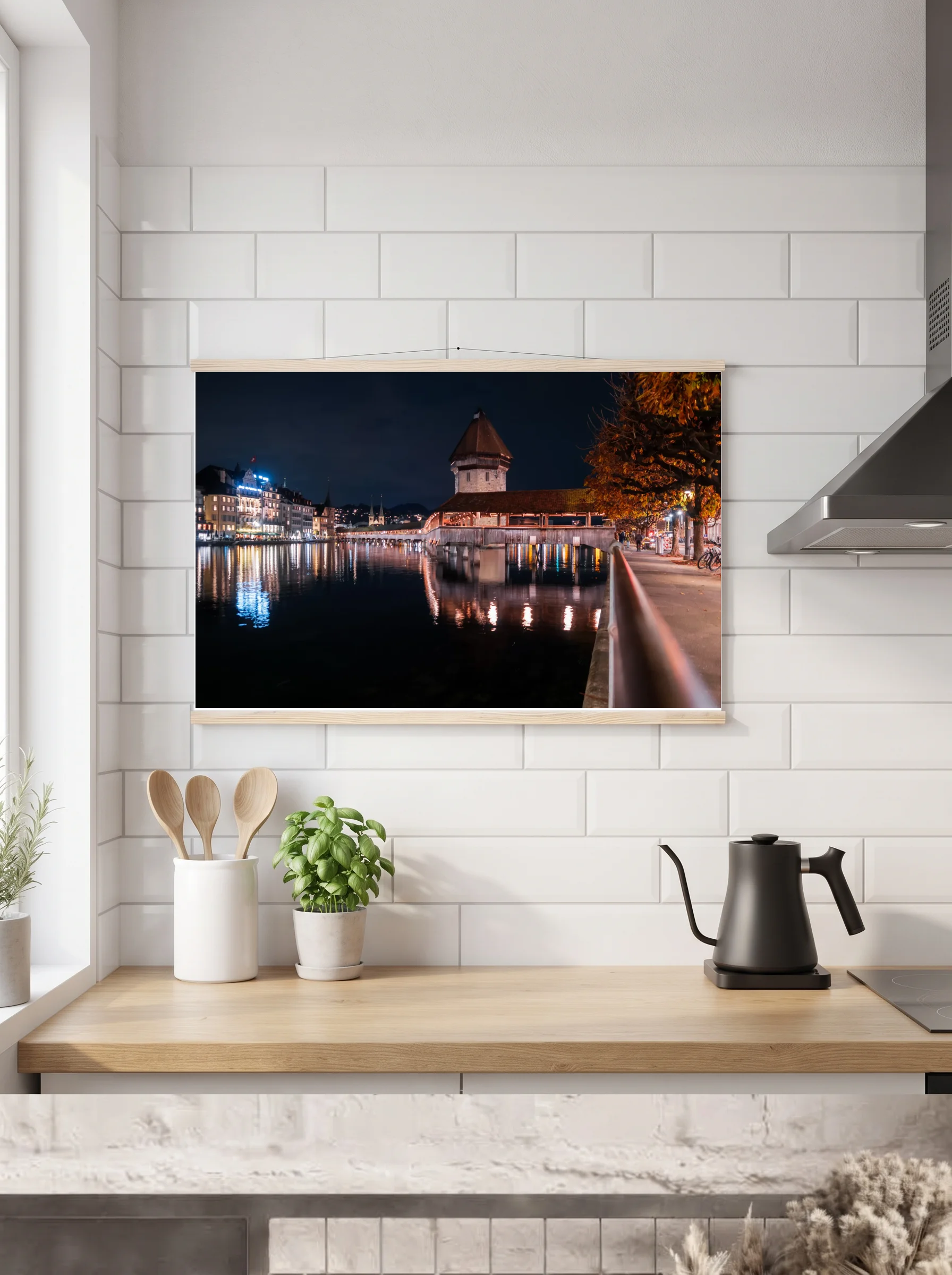 Premium-Poster mit Leisten horizontal A3 (29.7 x 42 cm)