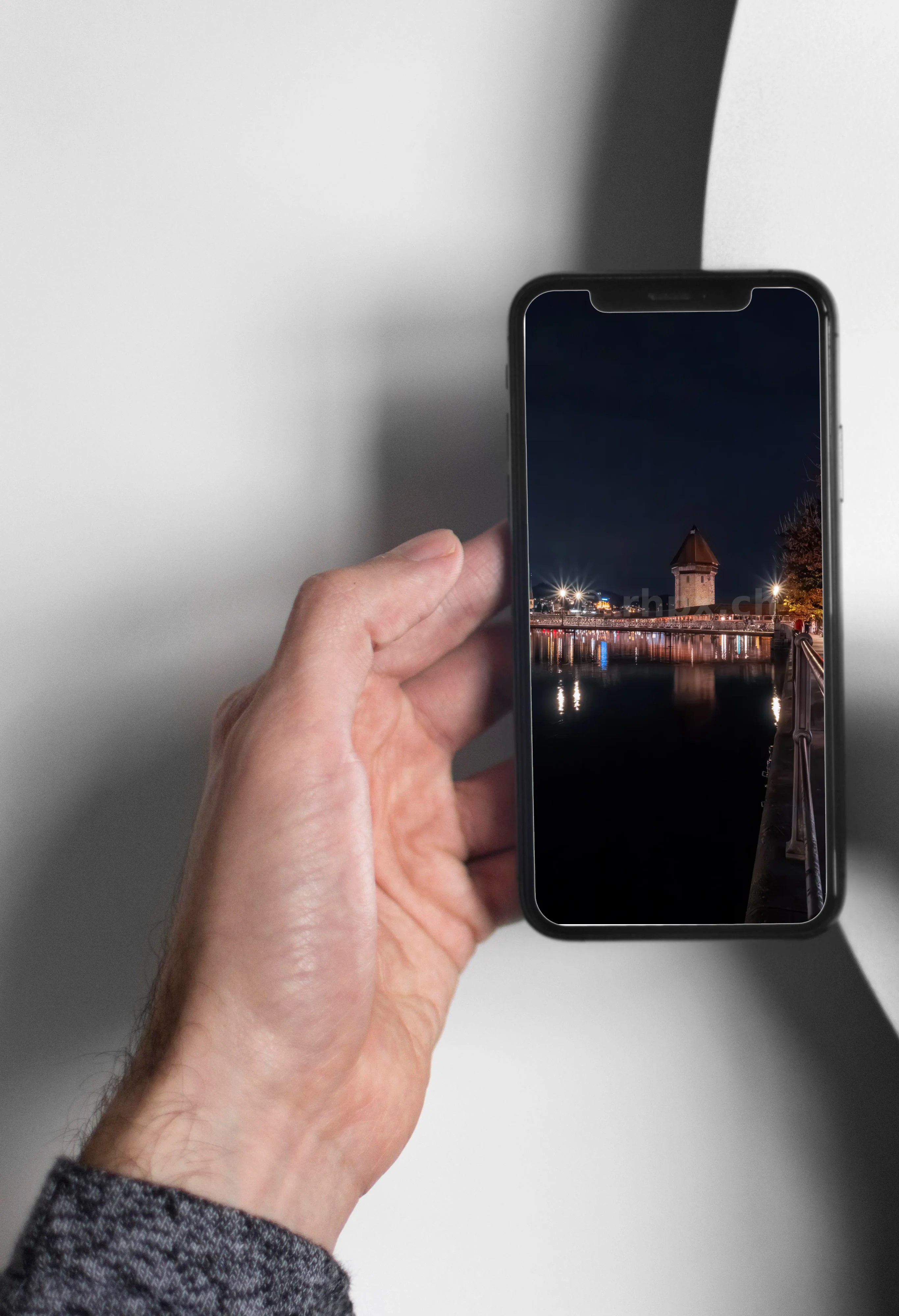 Kapellbrücke und Wasserturm in der Nacht