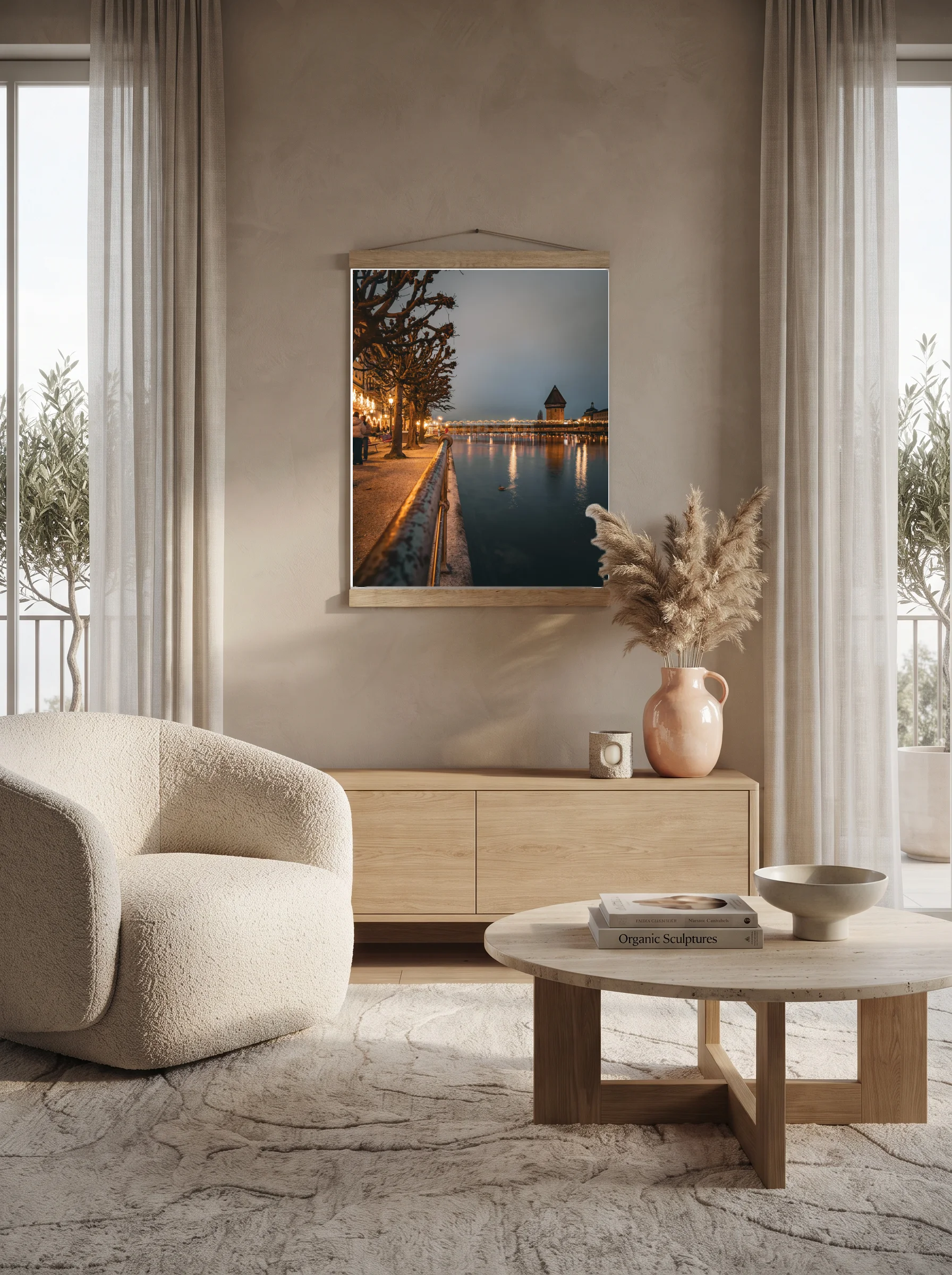 Premium-Poster mit Leisten Vertikal A3 (29.7 x 42 cm)
