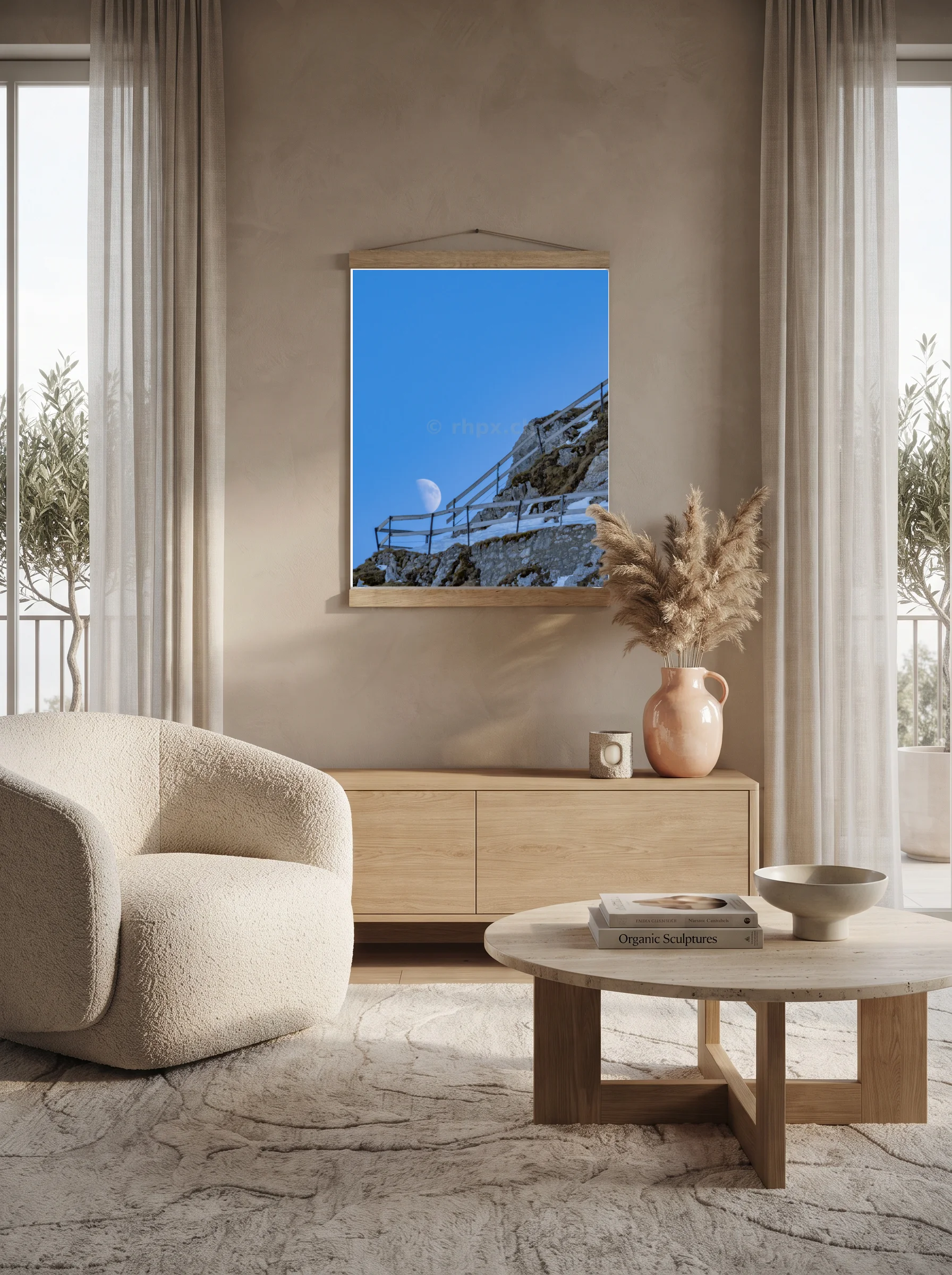 Premium-Poster mit Leisten Vertikal 70 x 100 cm